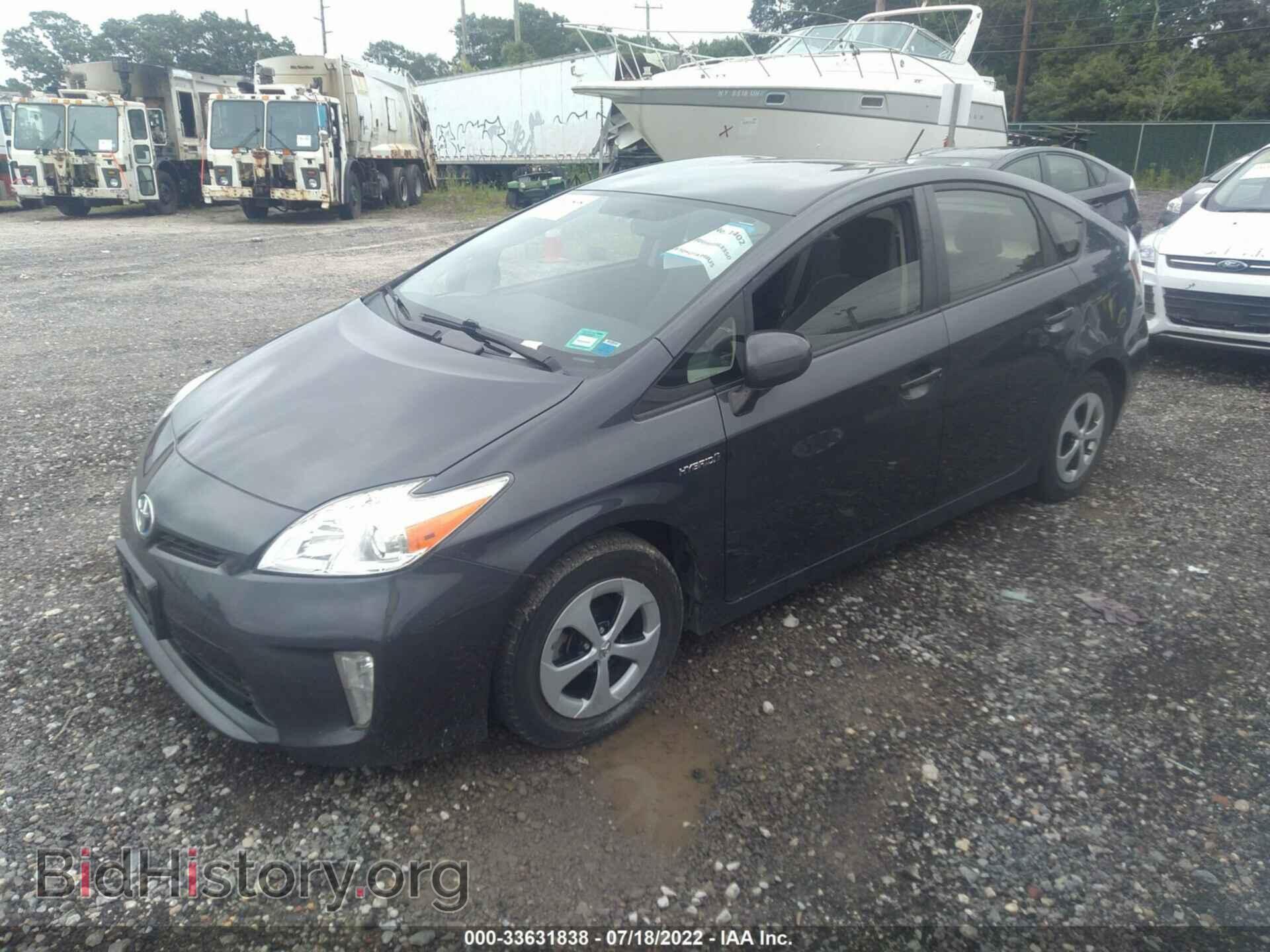 2014 TOYOTA PRIUS - VIN: JTDKN3DU9E0363350 - Фото 2