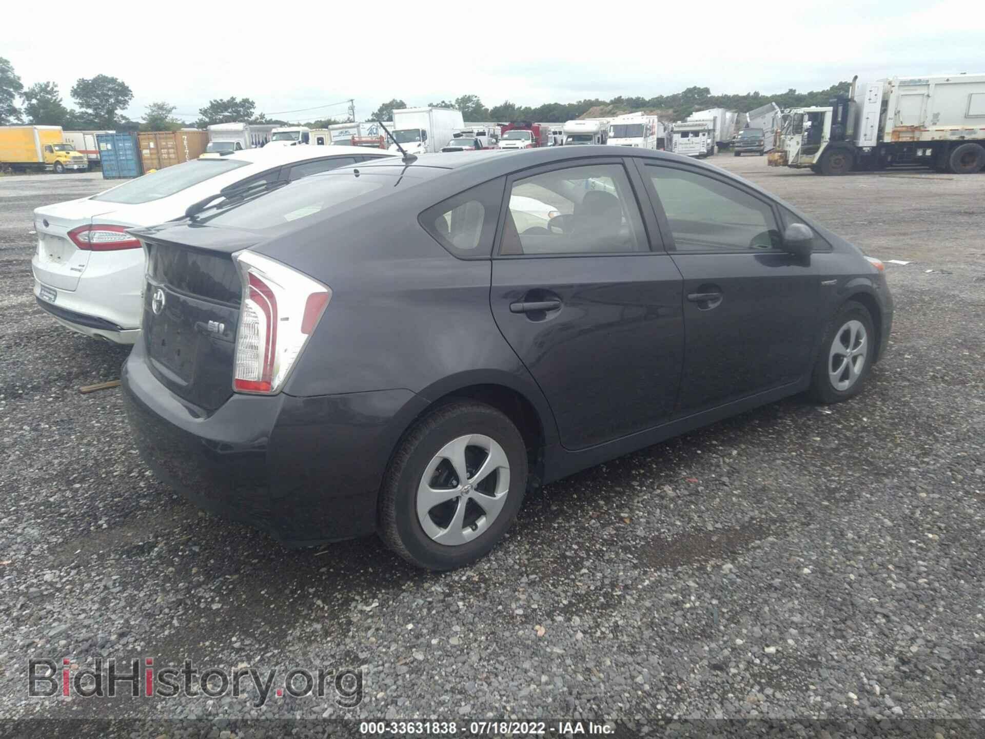 2014 TOYOTA PRIUS - VIN: JTDKN3DU9E0363350 - Фото 4