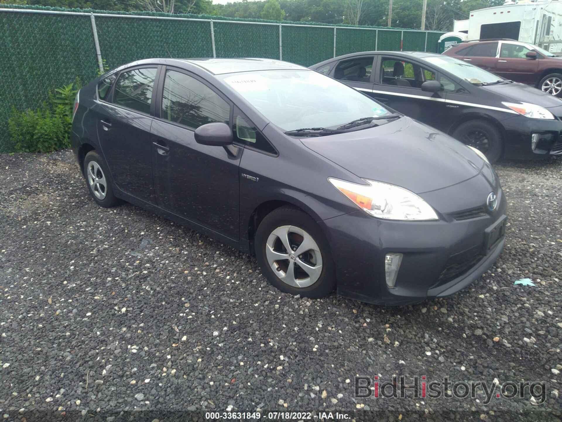 Photo JTDKN3DU0E0363995 - TOYOTA PRIUS 2014