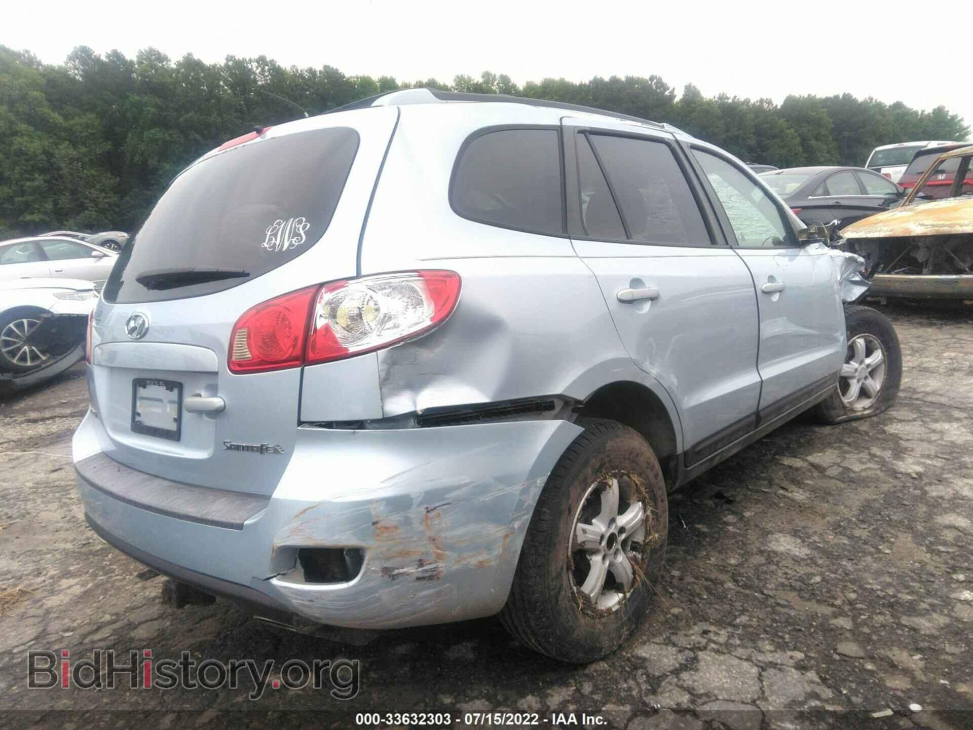 2007 HYUNDAI SANTA FE - VIN: 5NMSG13D87H096026 - Фото 4