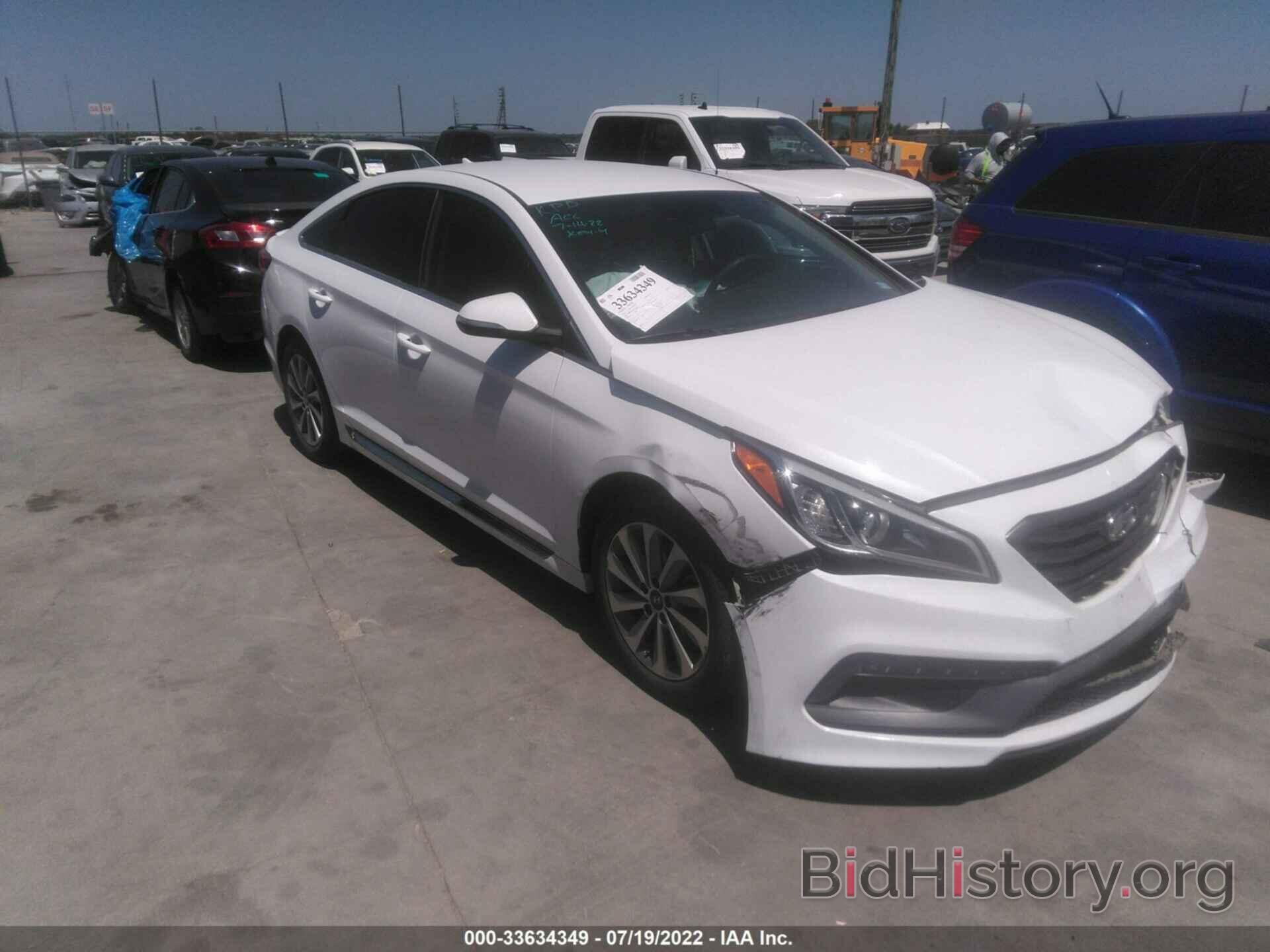 Photo 5NPE34AF2GH330243 - HYUNDAI SONATA 2016