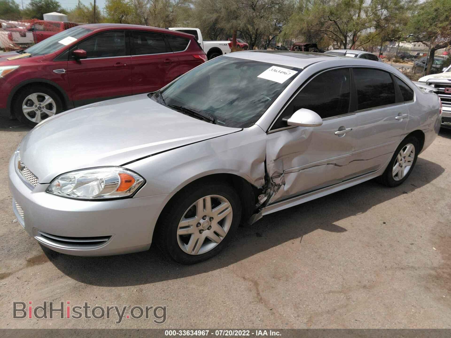 2012 CHEVROLET IMPALA - VIN: 2G1WG5E33C1223432 - Фото 2