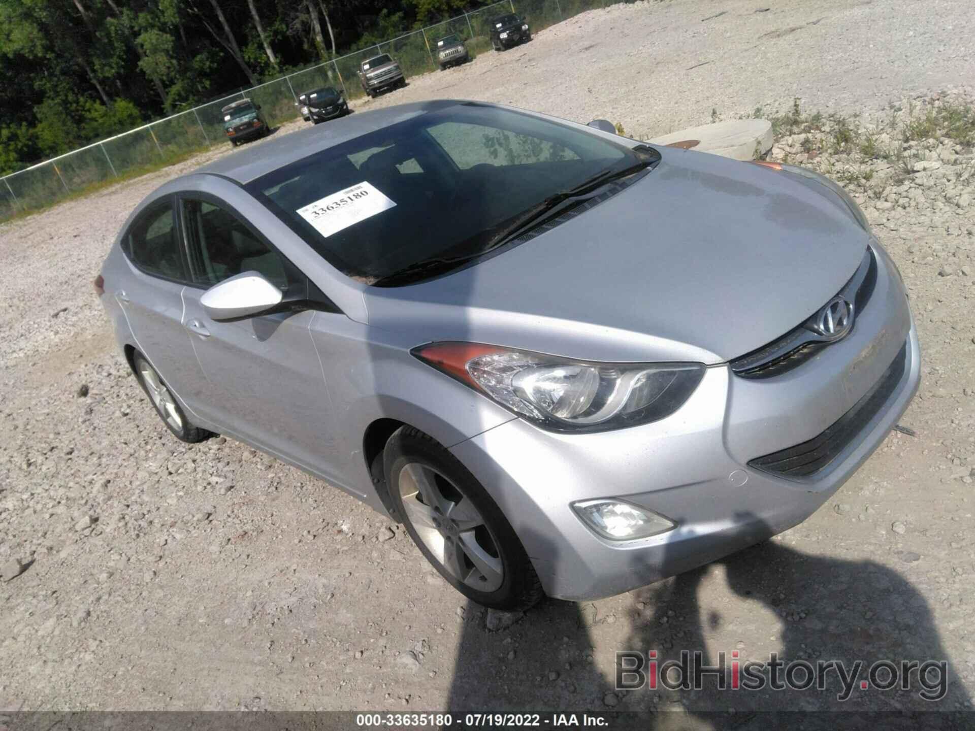 Photo KMHDH4AE8CU213430 - HYUNDAI ELANTRA 2012