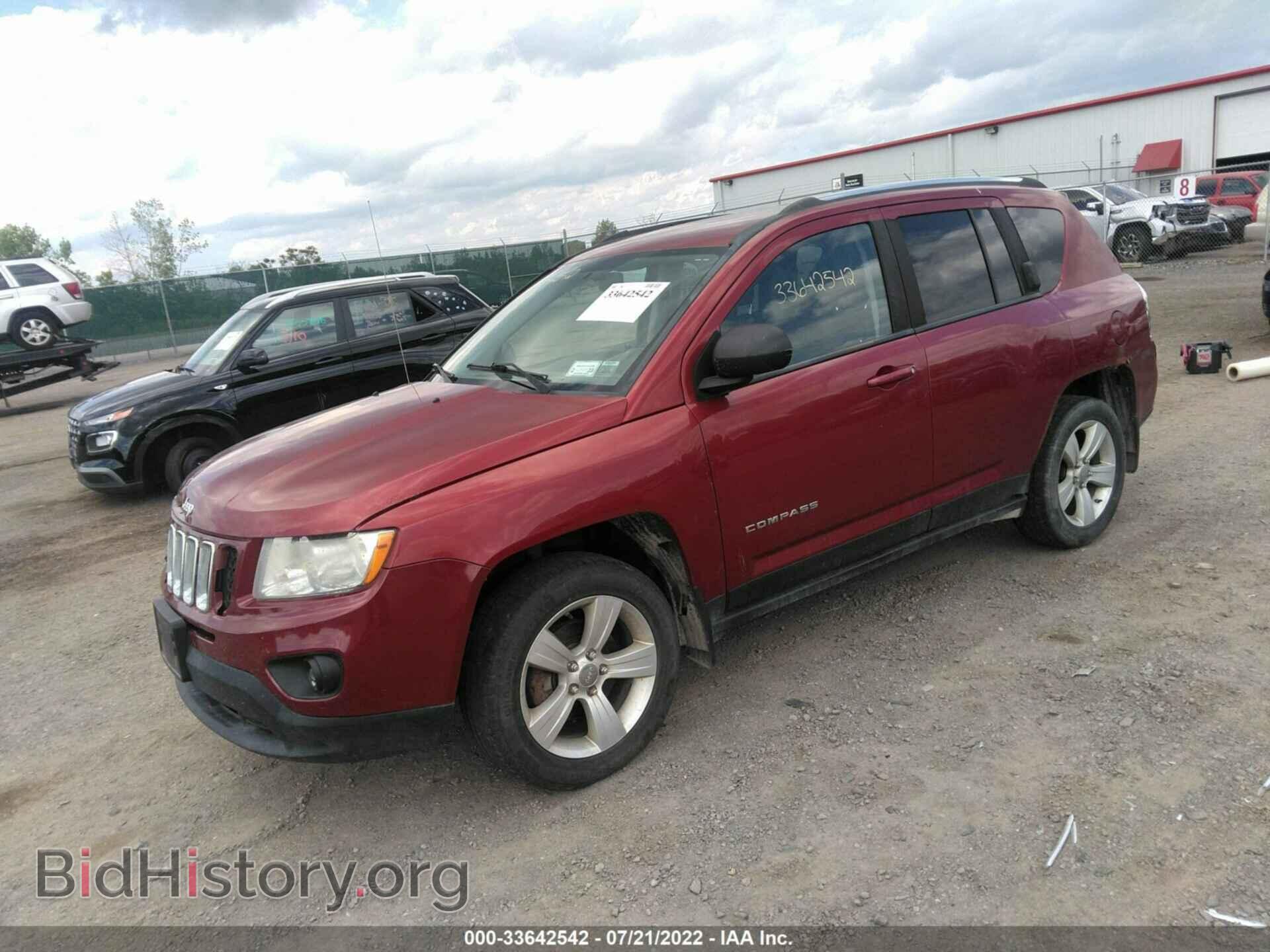 2012 JEEP COMPASS - VIN: 1C4NJDEB3CD525619 - Фото 2