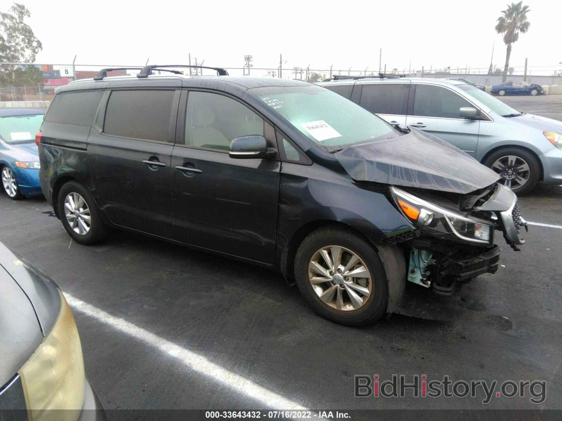 Photo KNDMB5C17G6140079 - KIA SEDONA 2016