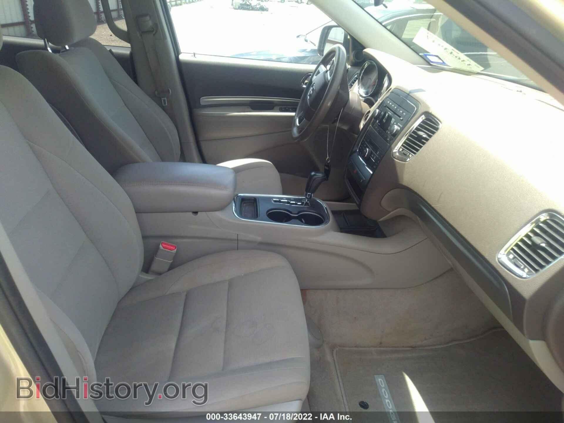 2012 DODGE DURANGO - VIN: 1C4RDHAG8CC147997 - Фото 5