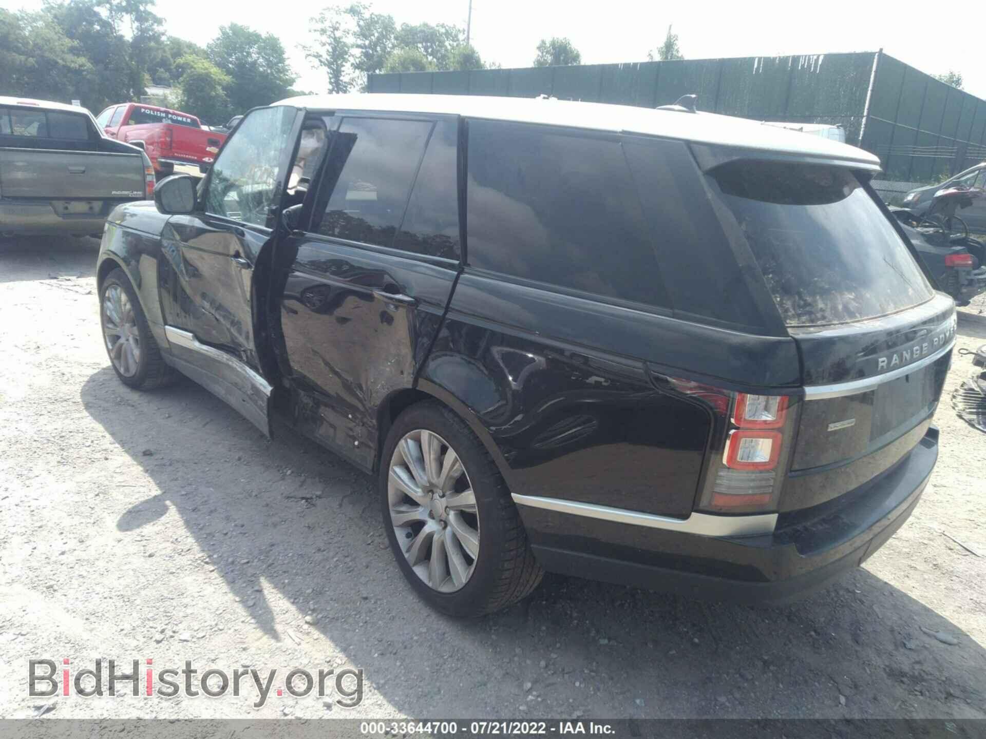 2016 LAND ROVER RANGE ROVER - VIN: SALGS2EF4GA280116 - Фото 3
