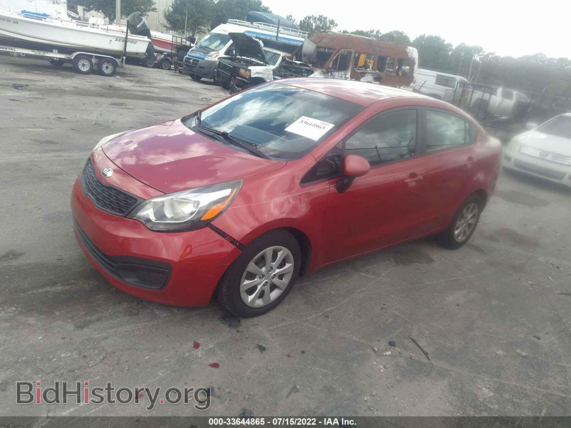 2013 KIA RIO - VIN: KNADM4A32D6305490 - Фото 2