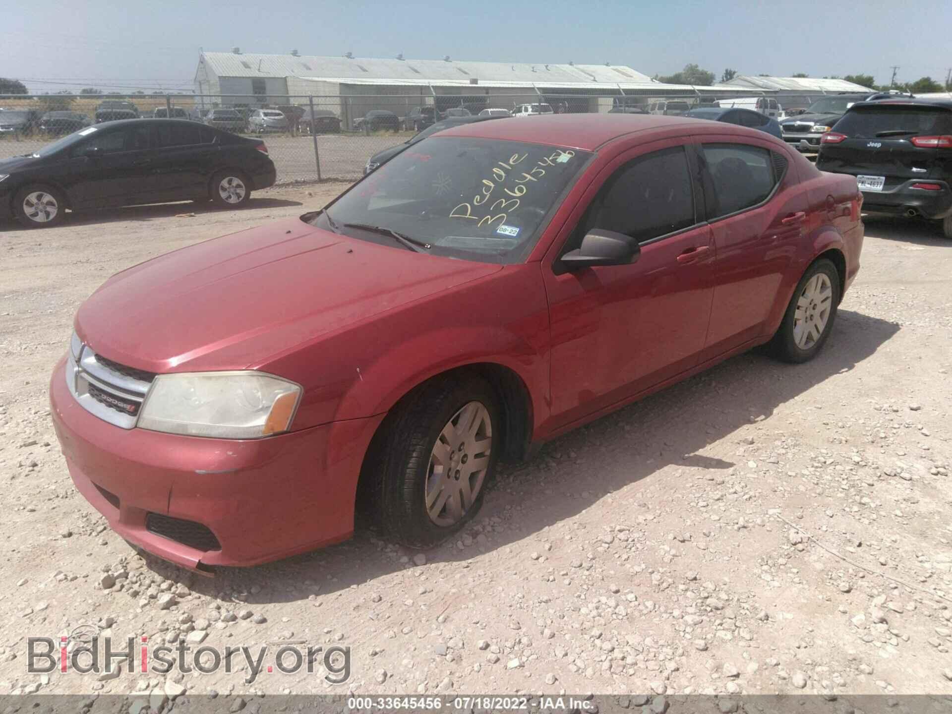 2013 DODGE AVENGER - VIN: 1C3CDZAB6DN571642 - Photo 2