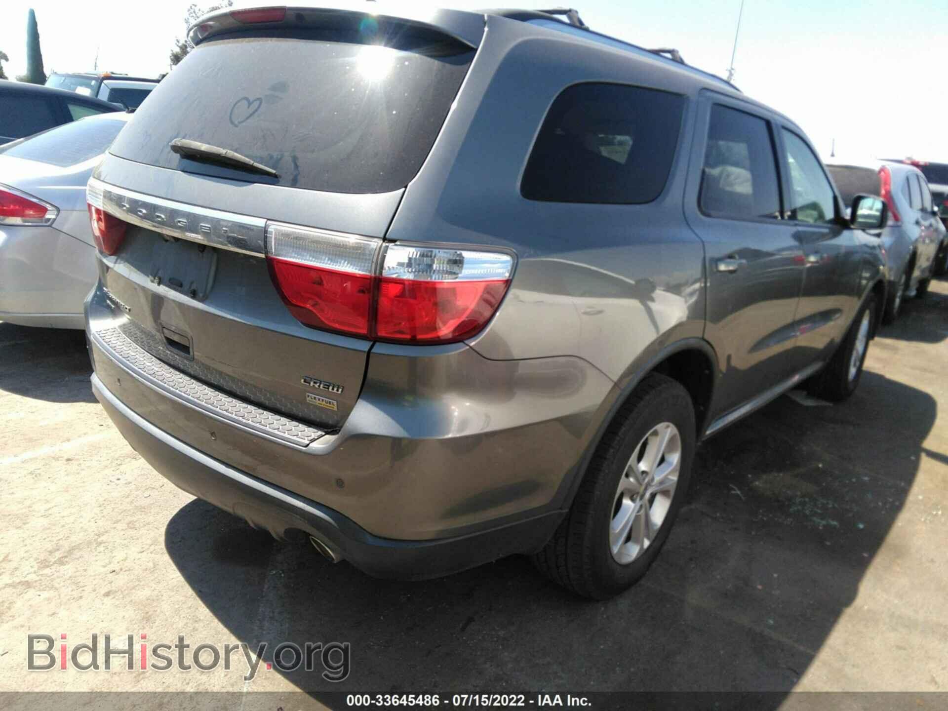 2012 DODGE DURANGO - VIN: 1C4RDJDG3CC191392 - Фото 4