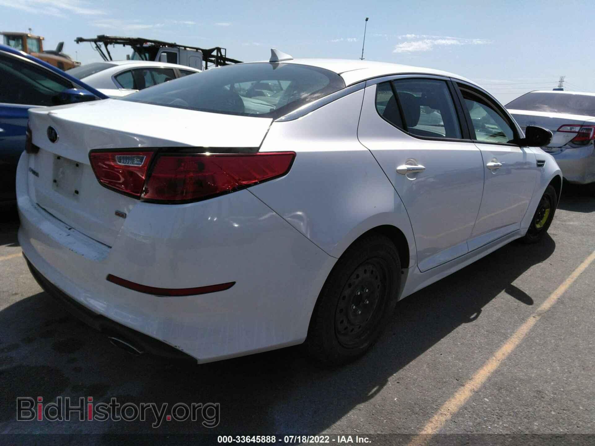 2015 KIA OPTIMA - VIN: KNAGM4A75F5594664 - Фото 4