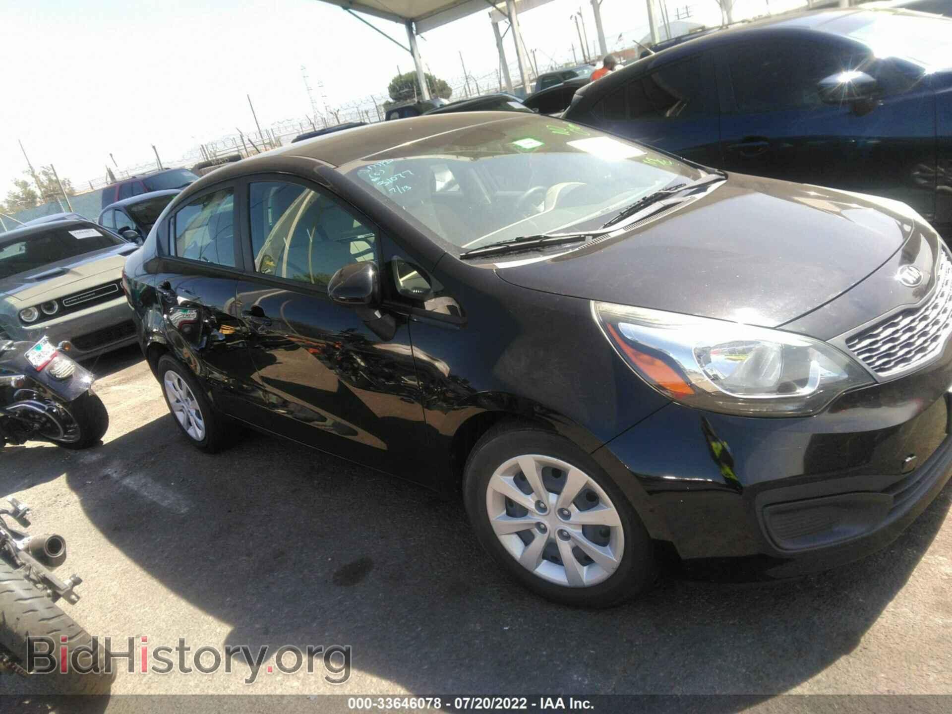 Фотография KNADM4A37F6445876 - KIA RIO 2015