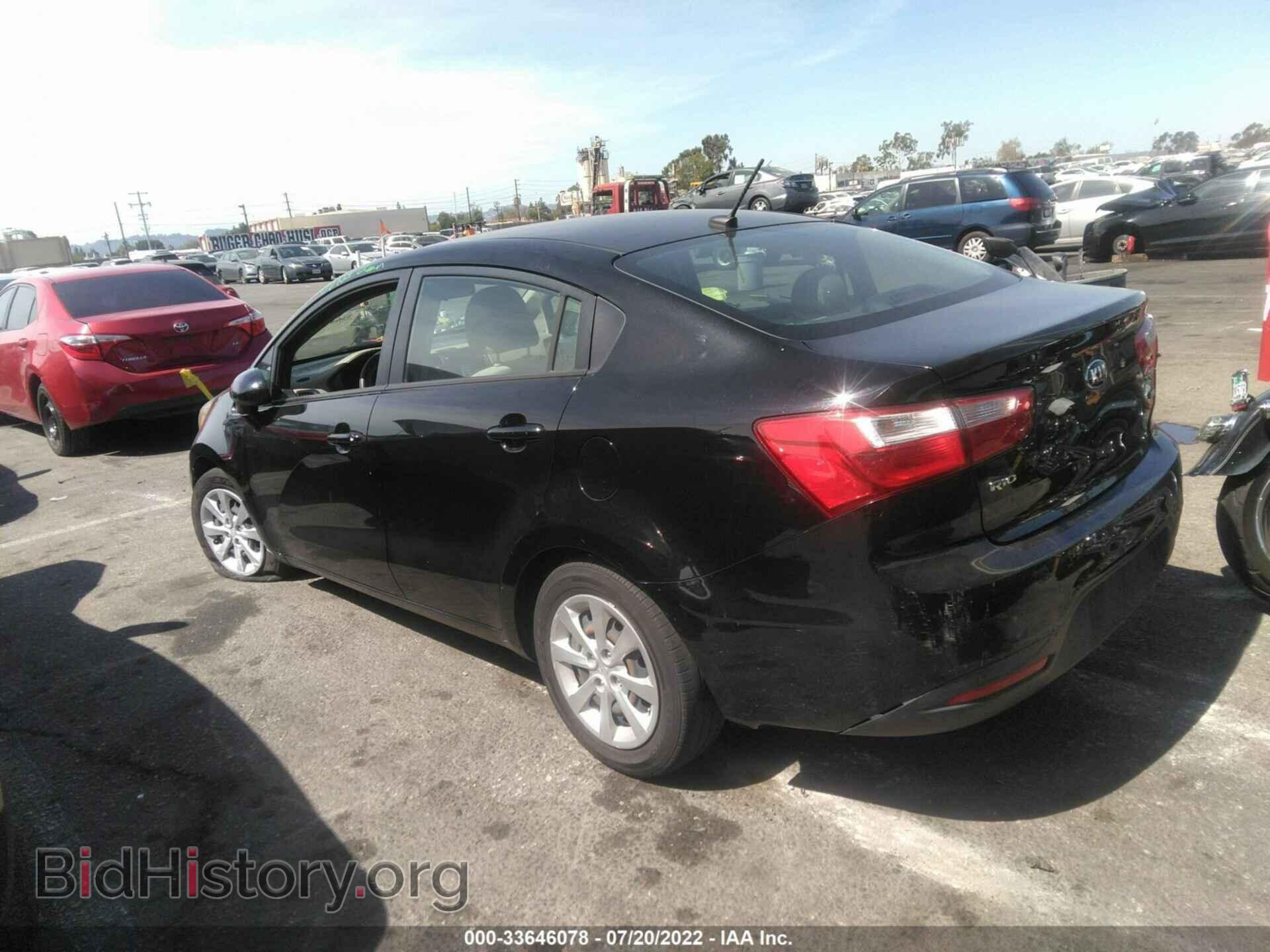2015 KIA RIO - VIN: KNADM4A37F6445876 - Фото 3