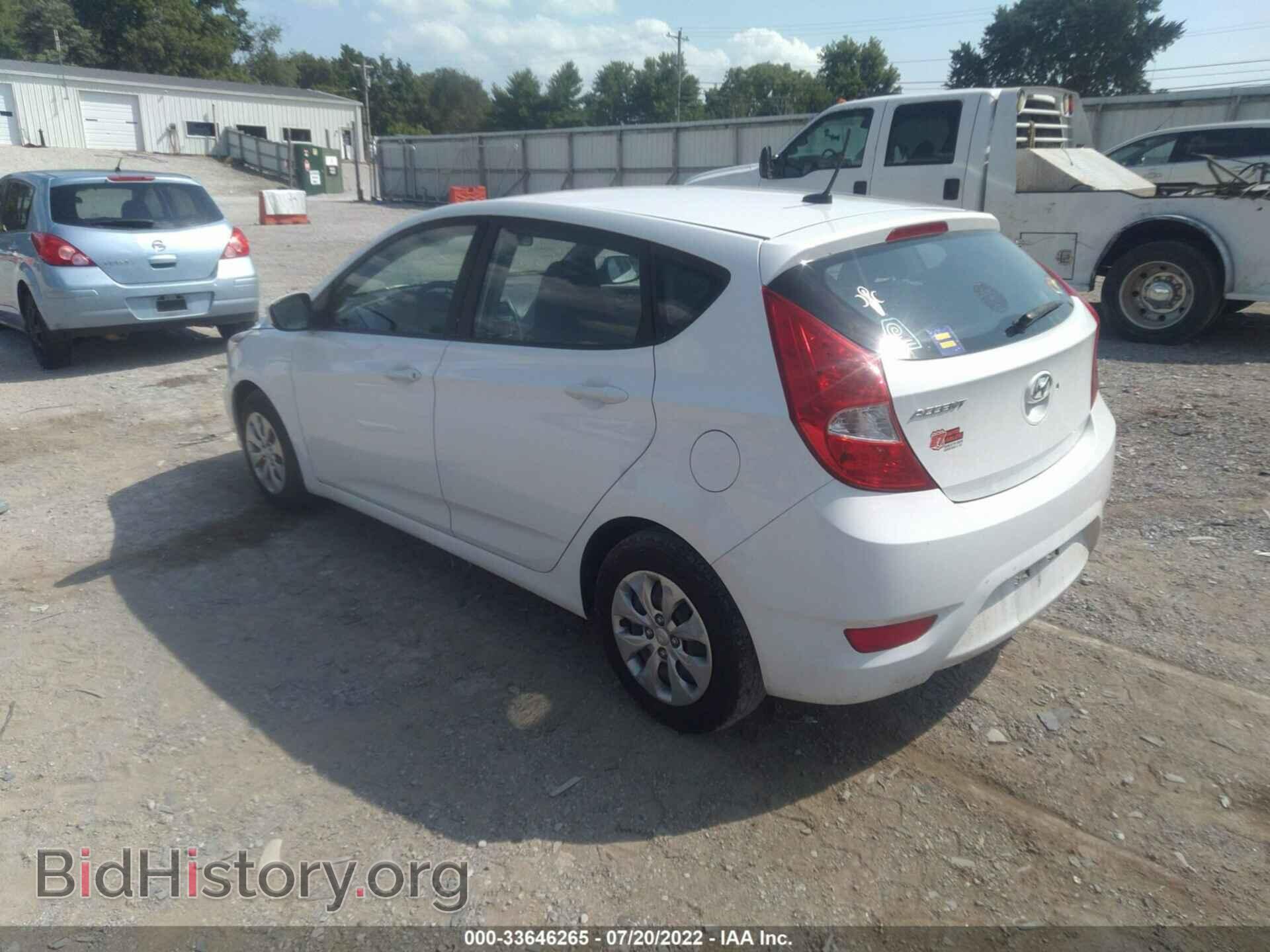 2017 HYUNDAI ACCENT - VIN: KMHCT5AE2HU338446 - Фото 3