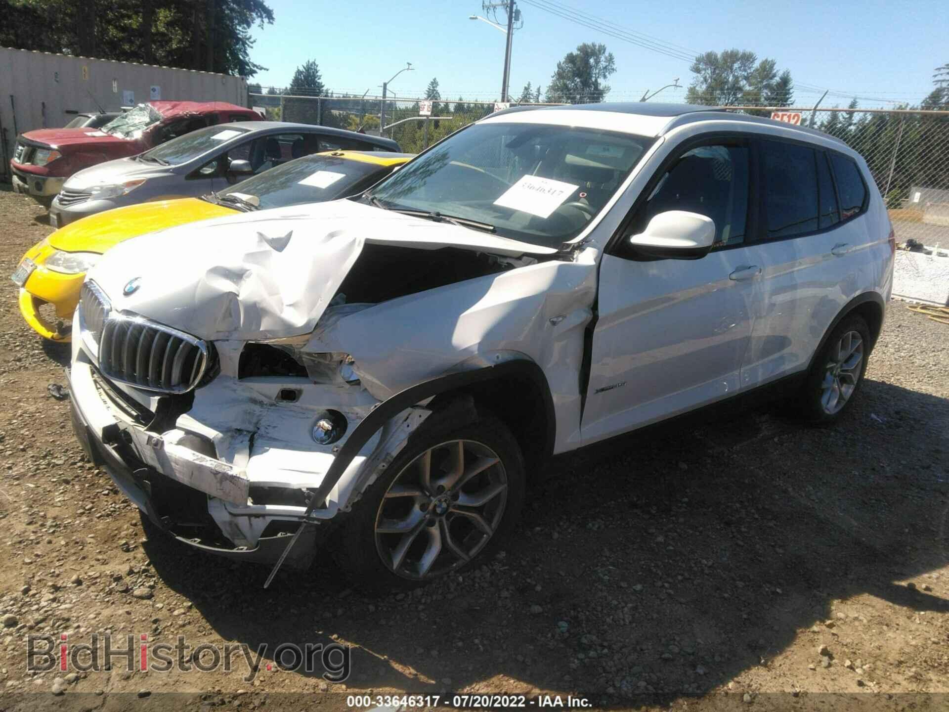 2014 BMW X3 - VIN: 5UXWX7C52E0E77978 - Фото 2