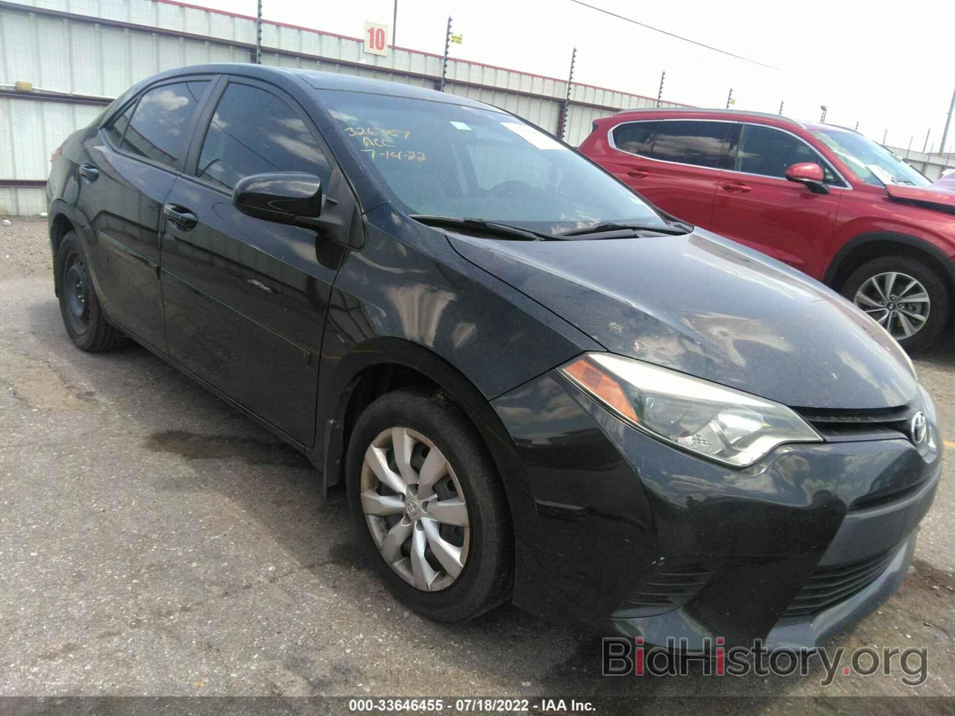 Photo 5YFBURHE9EP107336 - TOYOTA COROLLA 2014