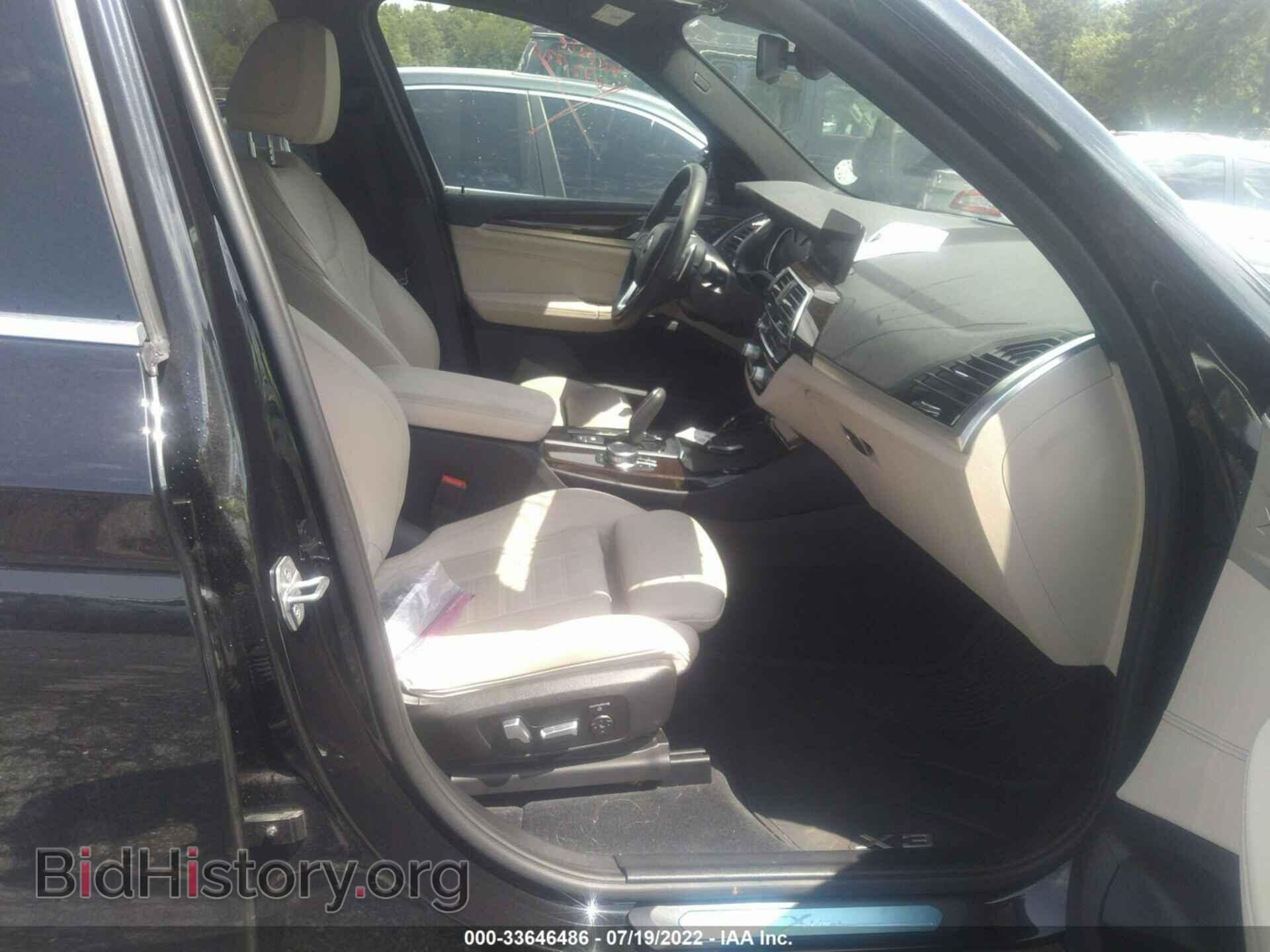2019 BMW X3 - VIN: 5UXTR7C54KLE96233 - Фото 5