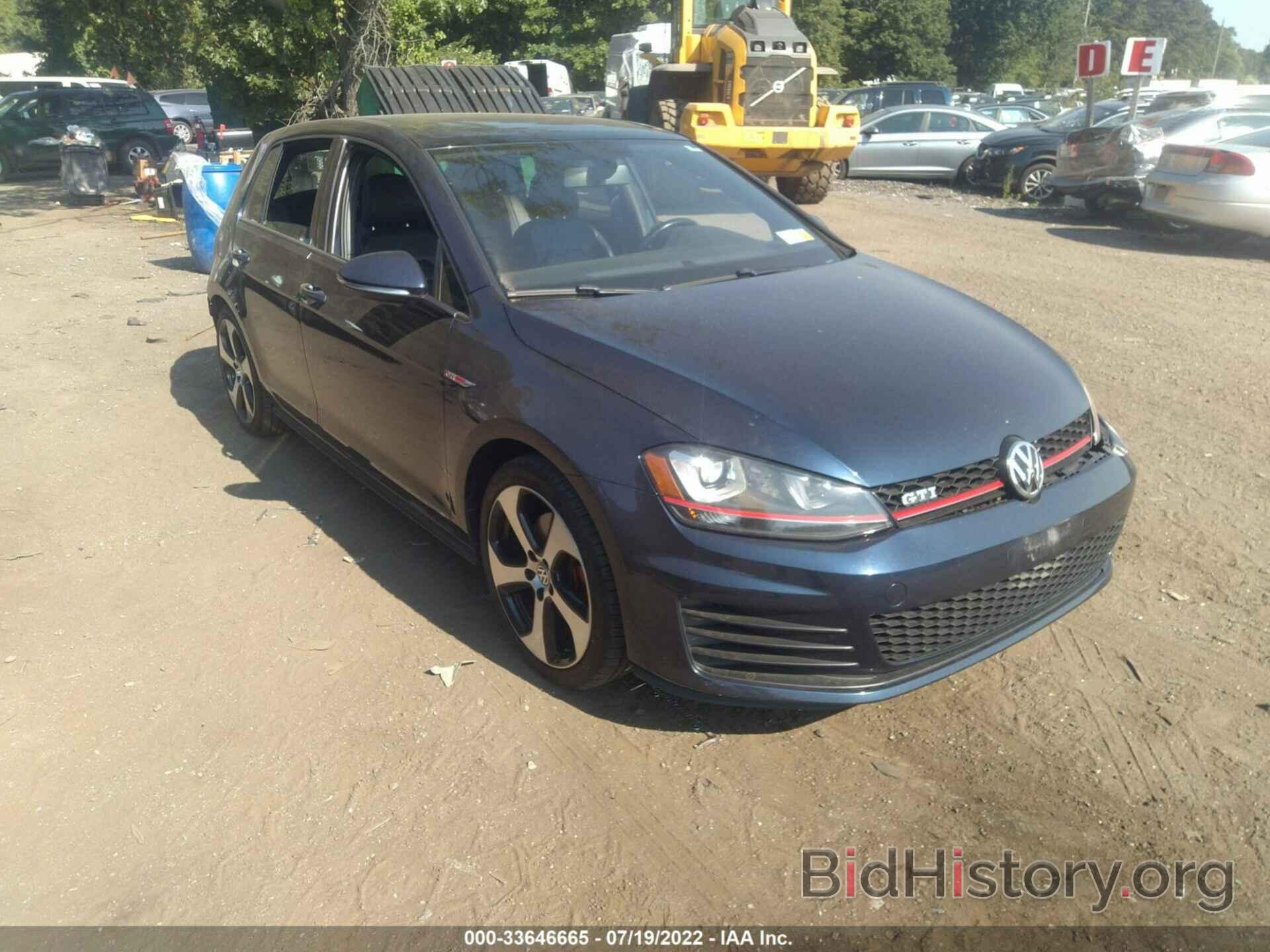 Photo 3VW4T7AU7FM029632 - VOLKSWAGEN GOLF GTI 2015