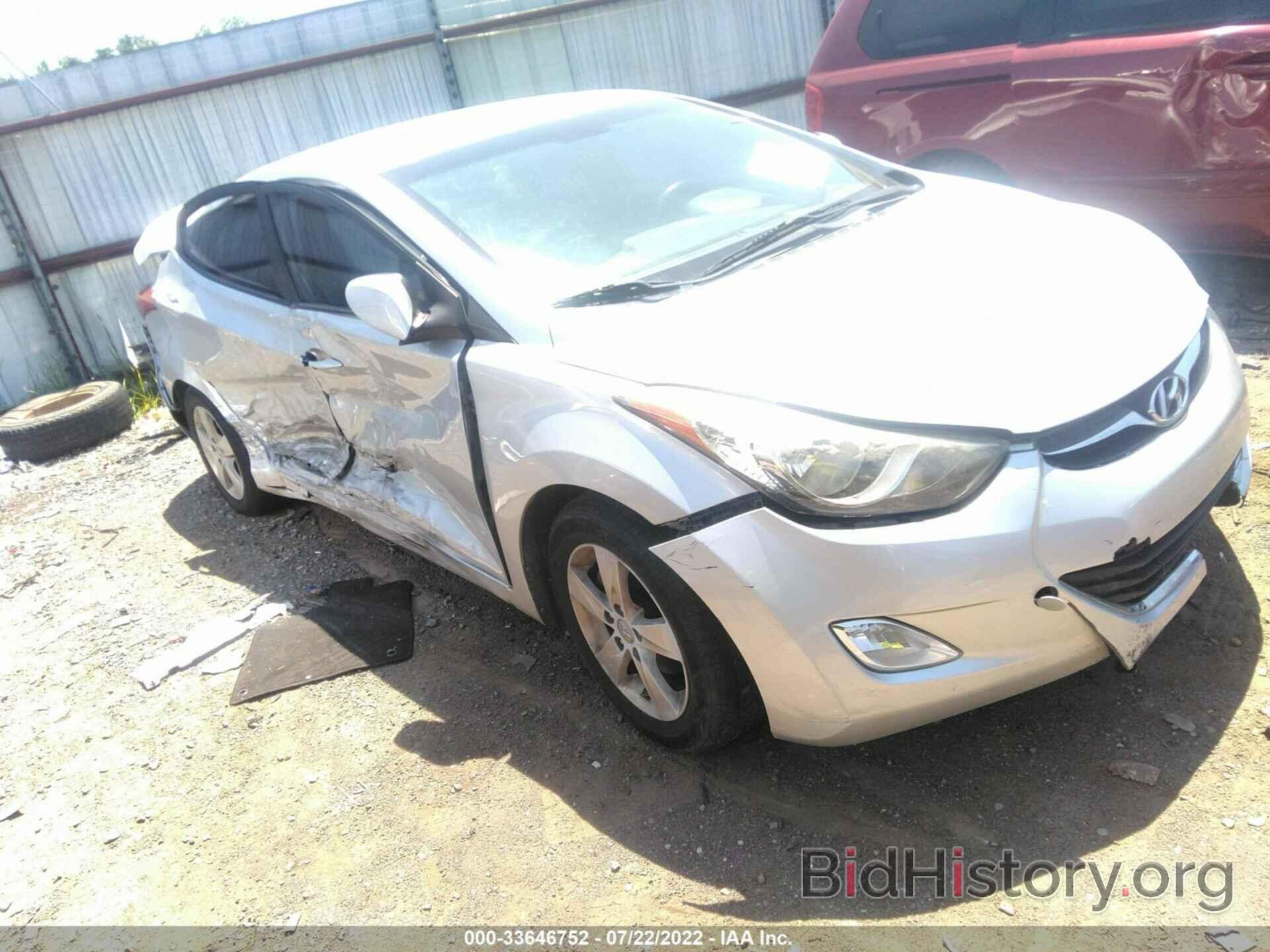 Фотография KMHDH4AEXCU236689 - HYUNDAI ELANTRA 2012