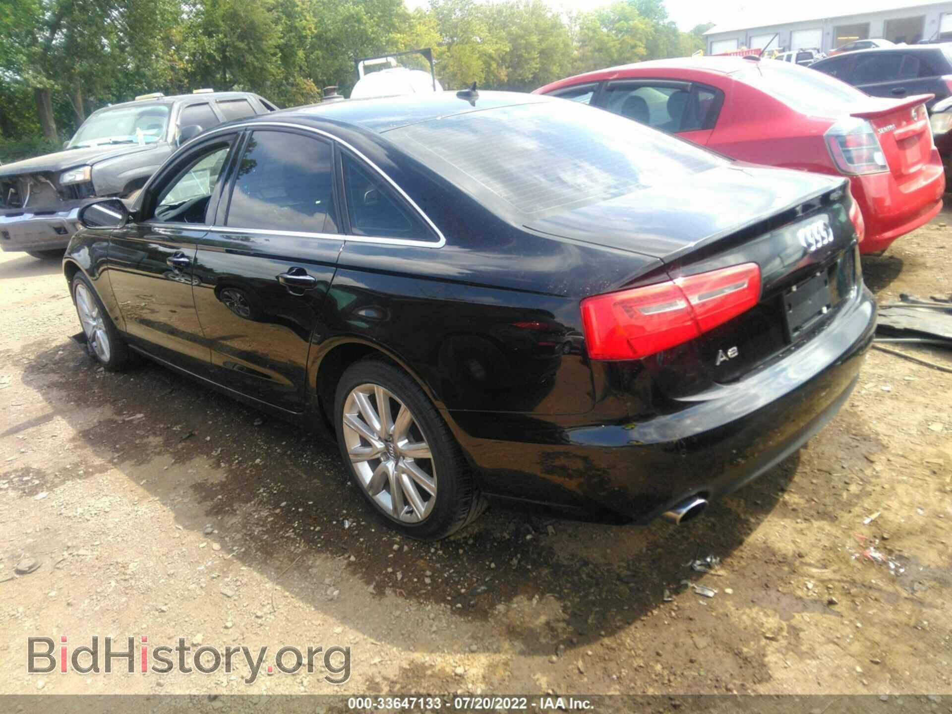 2013 AUDI A6 - VIN: WAUGFAFC0DN120391 - Фото 3