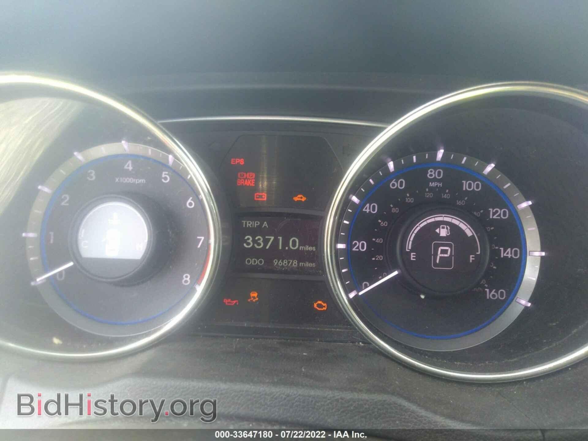 2012 HYUNDAI SONATA - VIN: 5NPEC4AB0CH477328 - Фото 7