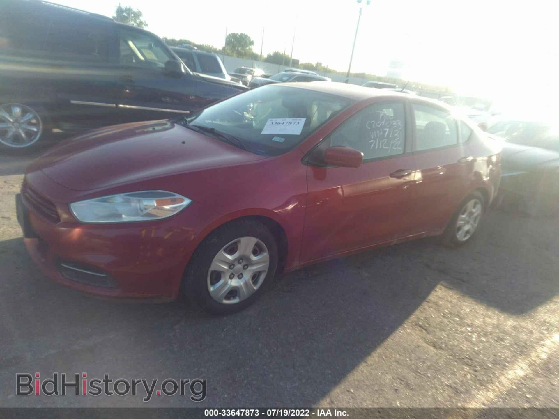 2014 DODGE DART - VIN: 1C3CDFAA5ED767231 - Photo 2