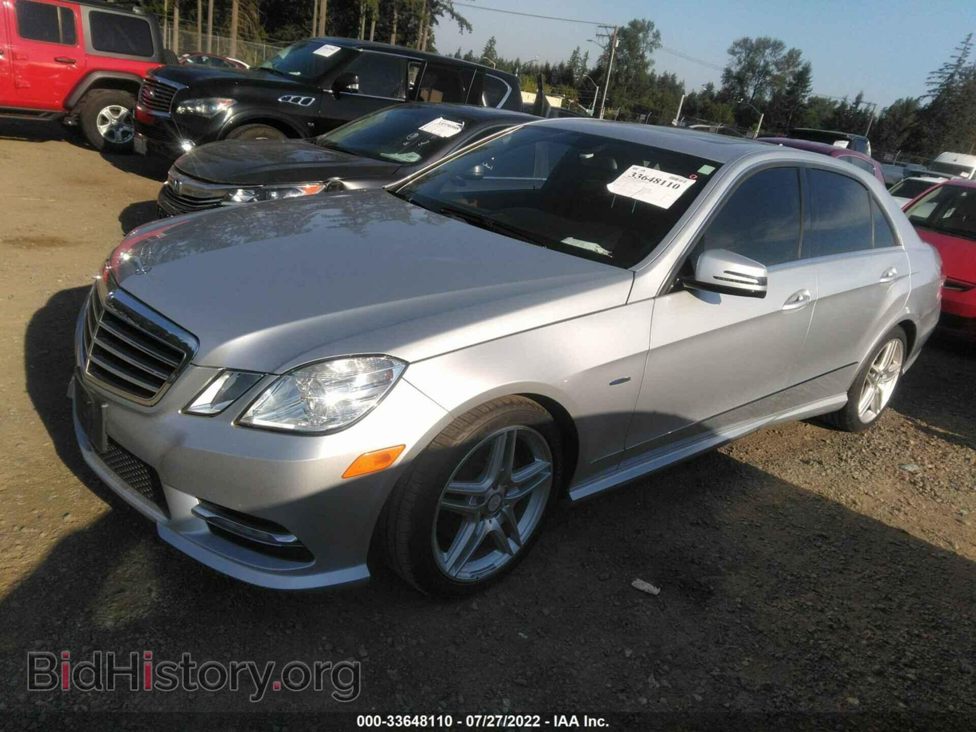 2012 MERCEDES-BENZ E-CLASS - VIN: WDDHF8JB7CA655759 - Фото 2