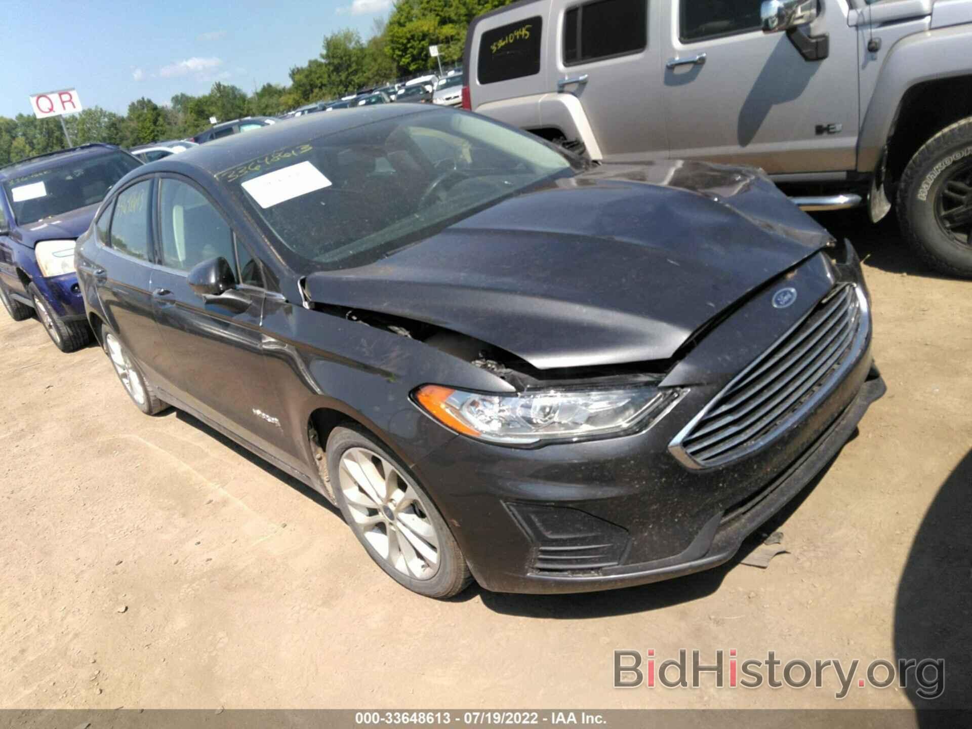 Фотография 3FA6P0LU0KR105182 - FORD FUSION HYBRID 2019