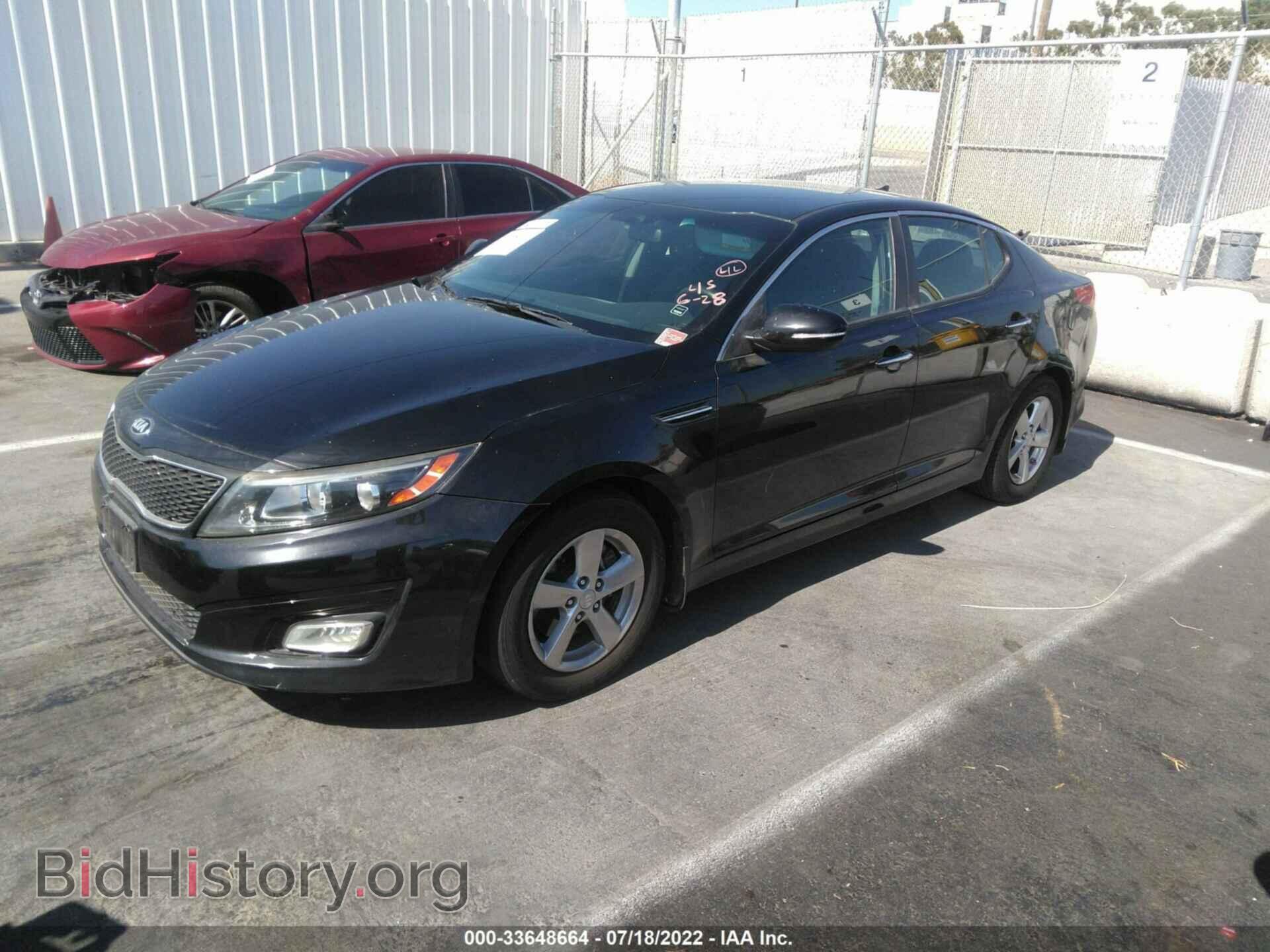 2015 KIA OPTIMA - VIN: 5XXGM4A76FG512455 - Фото 2