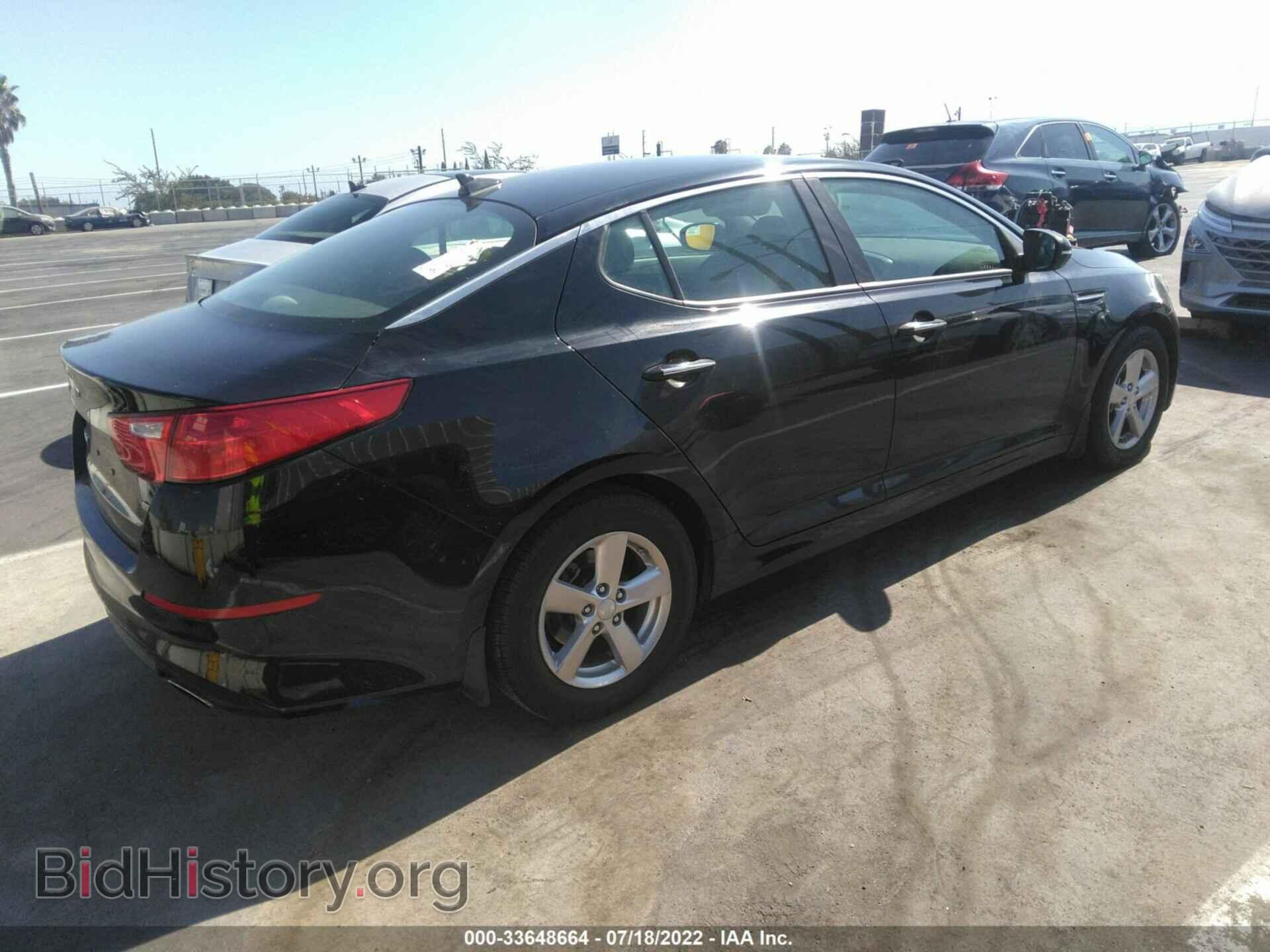 2015 KIA OPTIMA - VIN: 5XXGM4A76FG512455 - Фото 4
