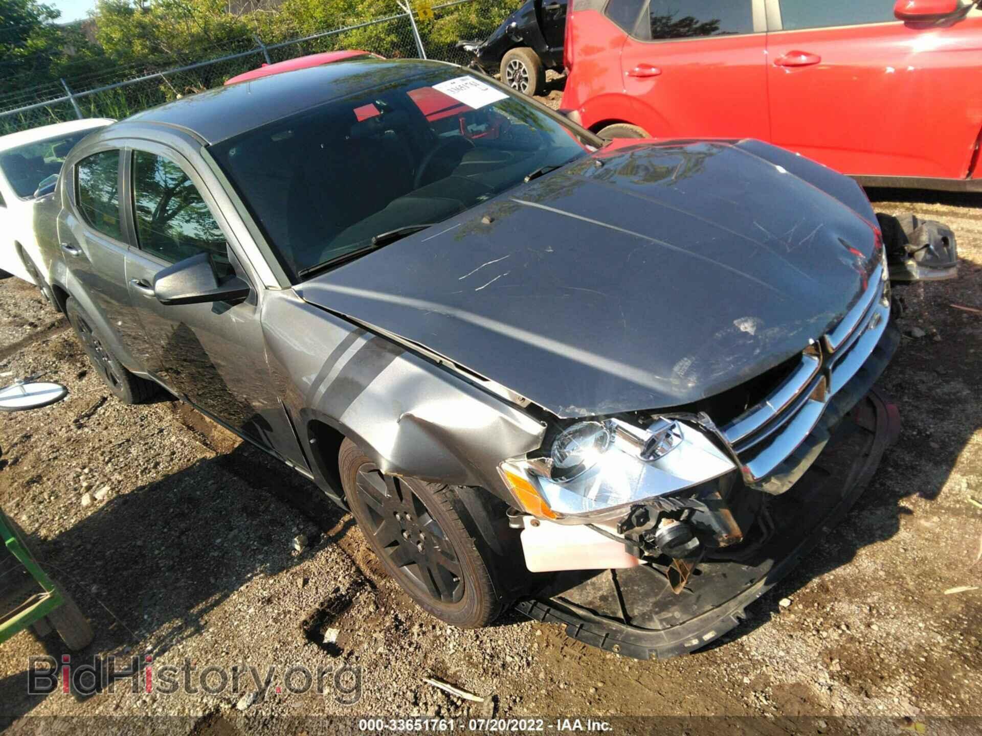 Photo 1C3CDZAB1CN109830 - DODGE AVENGER 2012