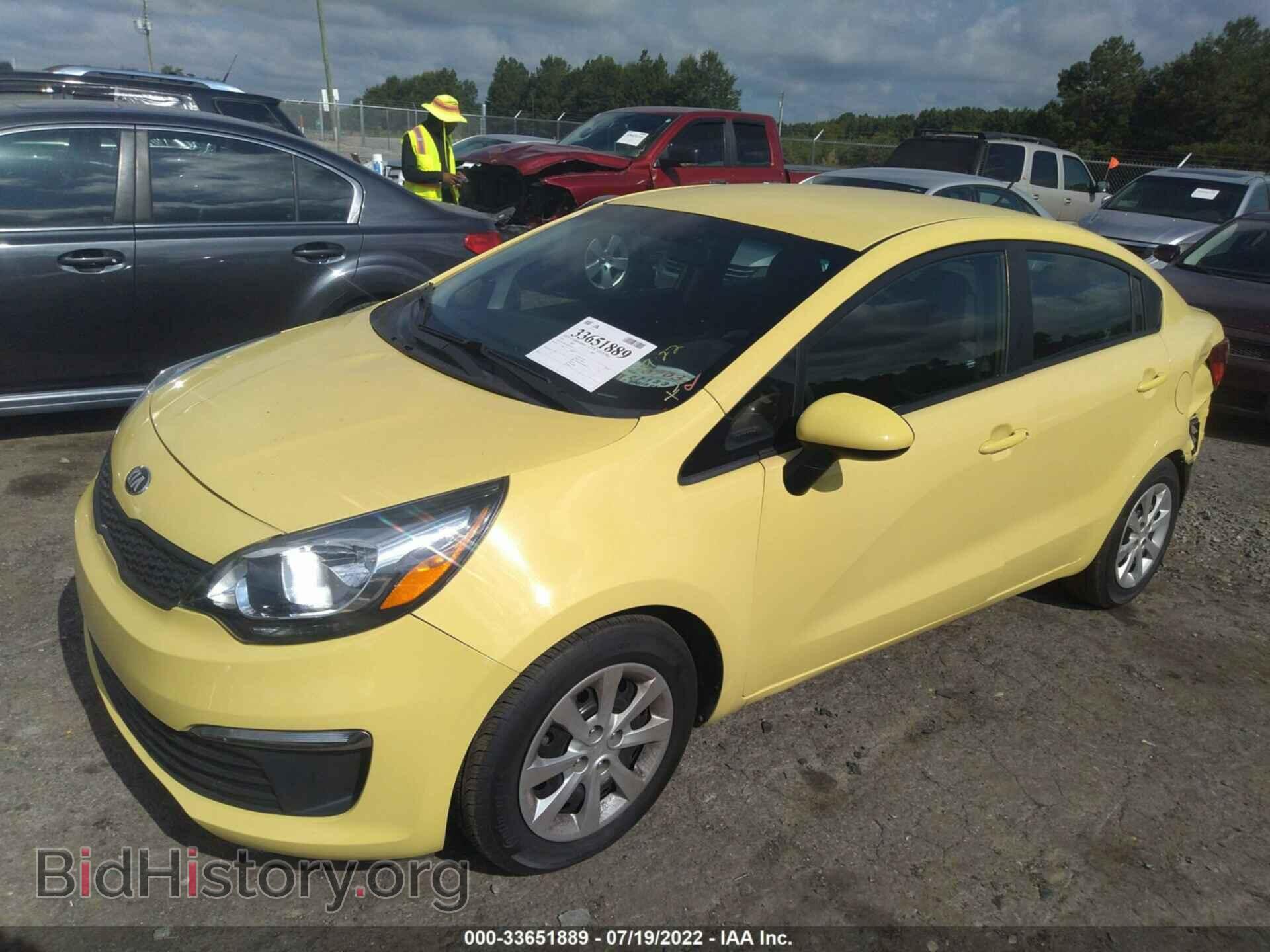 2016 KIA RIO - VIN: KNADM4A36G6547039 - Фото 2