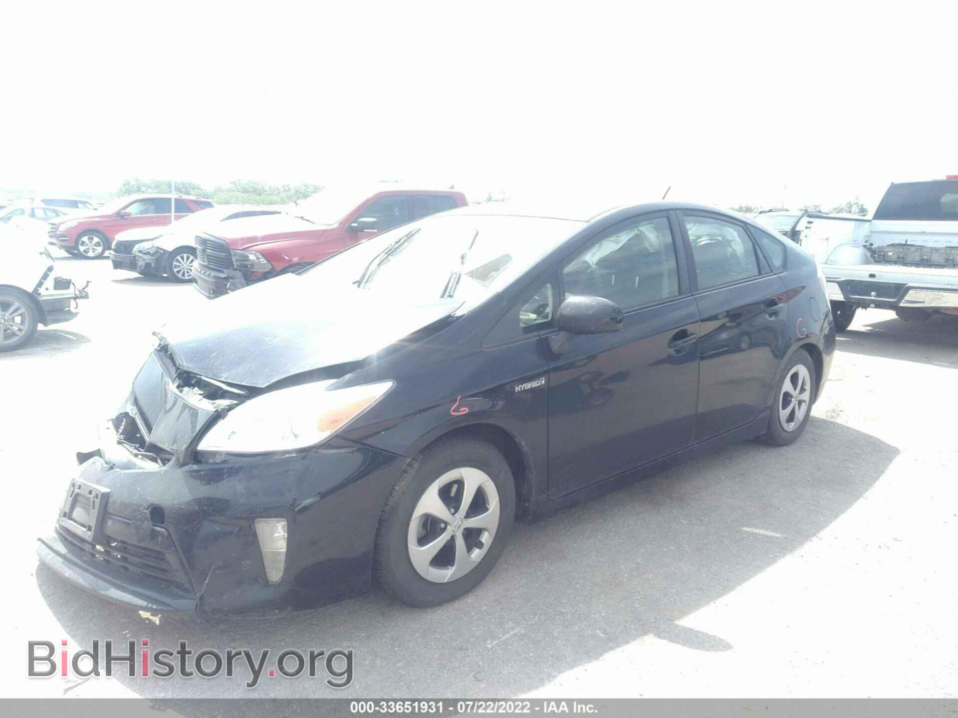 2014 TOYOTA PRIUS - VIN: JTDKN3DU9E1772796 - Photo 2