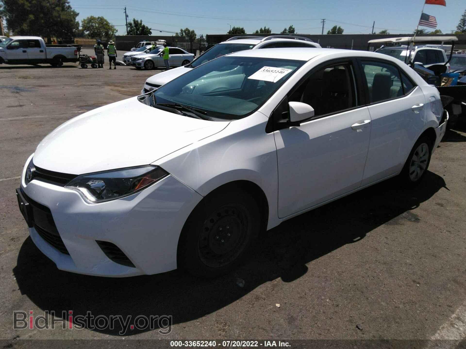 2015 TOYOTA COROLLA - VIN: 2T1BURHEXFC417710 - Фото 2