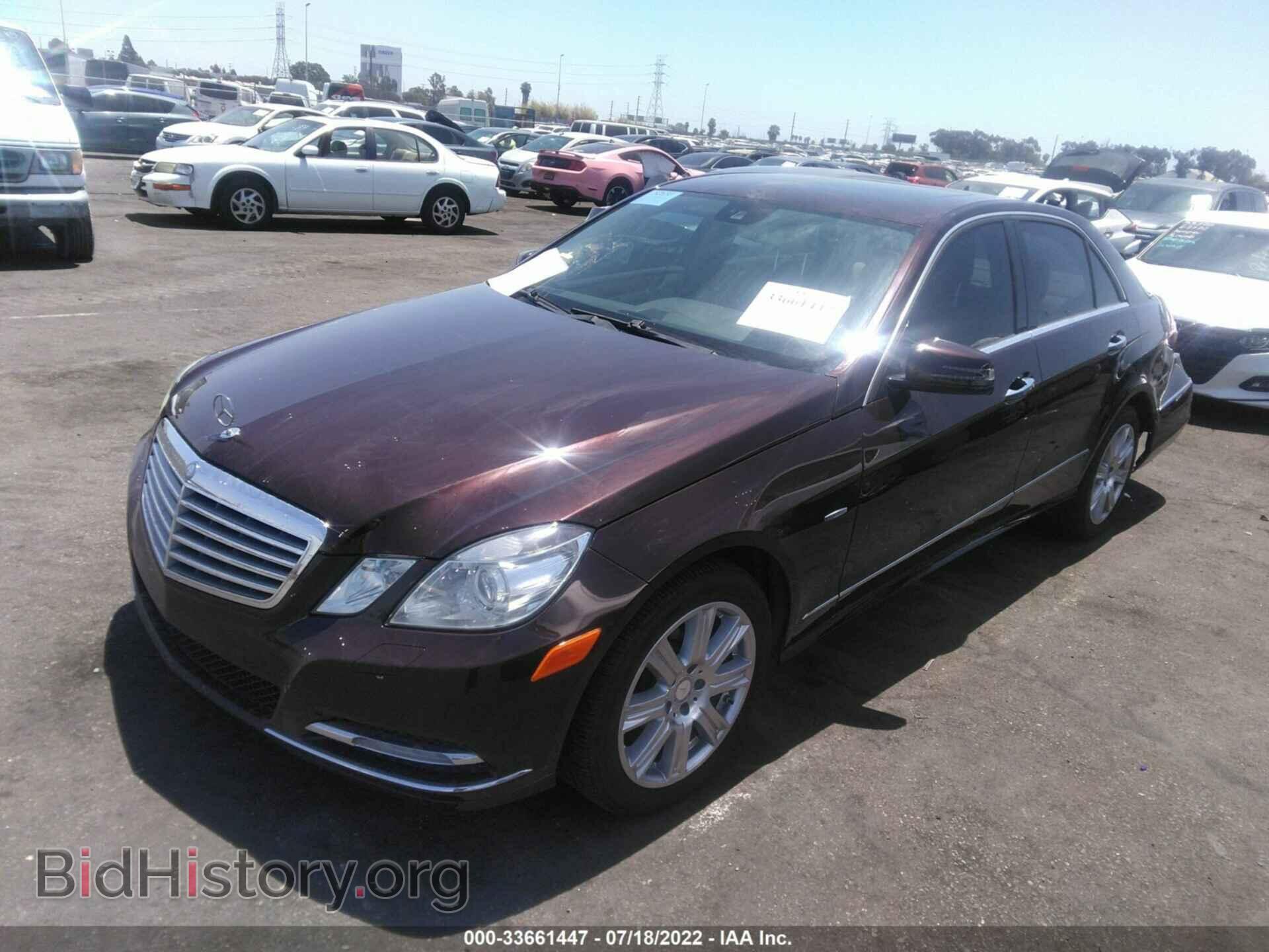 2012 MERCEDES-BENZ E-CLASS - VIN: WDDHF5KBXCA611817 - Фото 2
