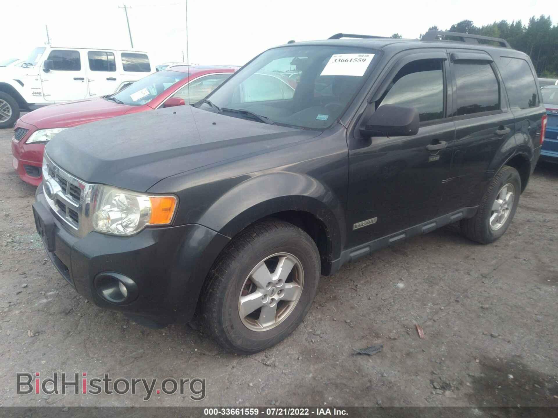 2008 FORD ESCAPE - VIN: 1FMCU03Z68KA38792 - Фото 2
