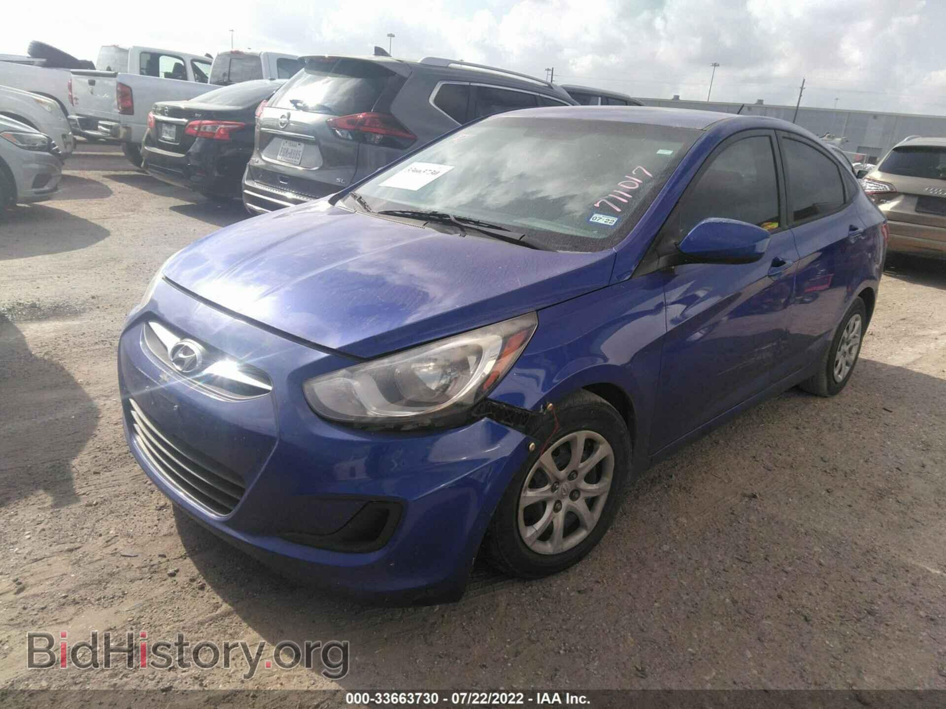 2014 HYUNDAI ACCENT - VIN: KMHCT4AE7EU711017 - Фото 2