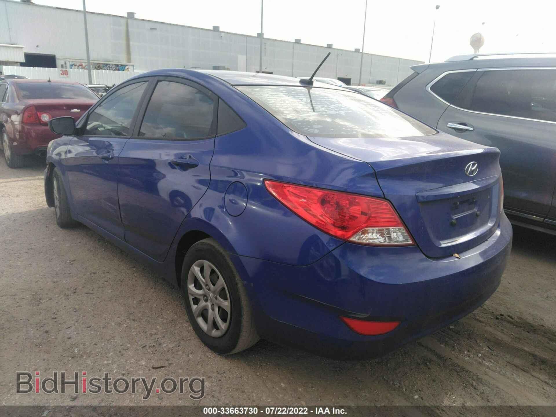 2014 HYUNDAI ACCENT - VIN: KMHCT4AE7EU711017 - Фото 3