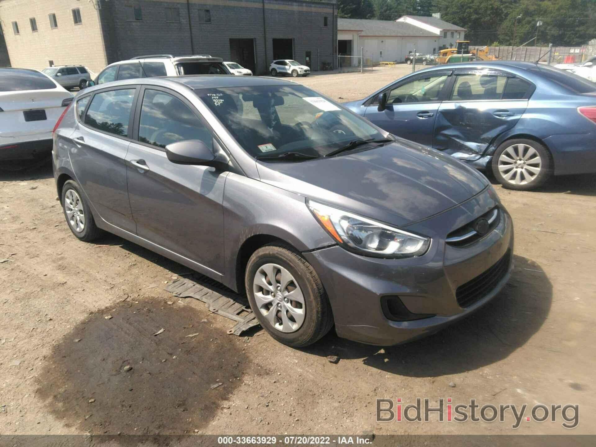 Photo KMHCT5AE0GU268721 - HYUNDAI ACCENT 2016