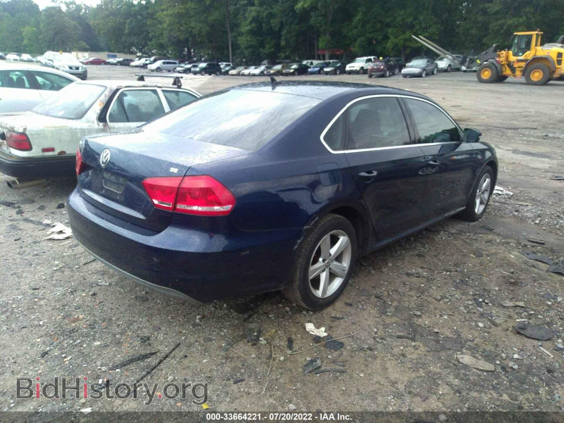 2013 VOLKSWAGEN PASSAT - VIN: 1VWBP7A37DC086642 - Фото 4