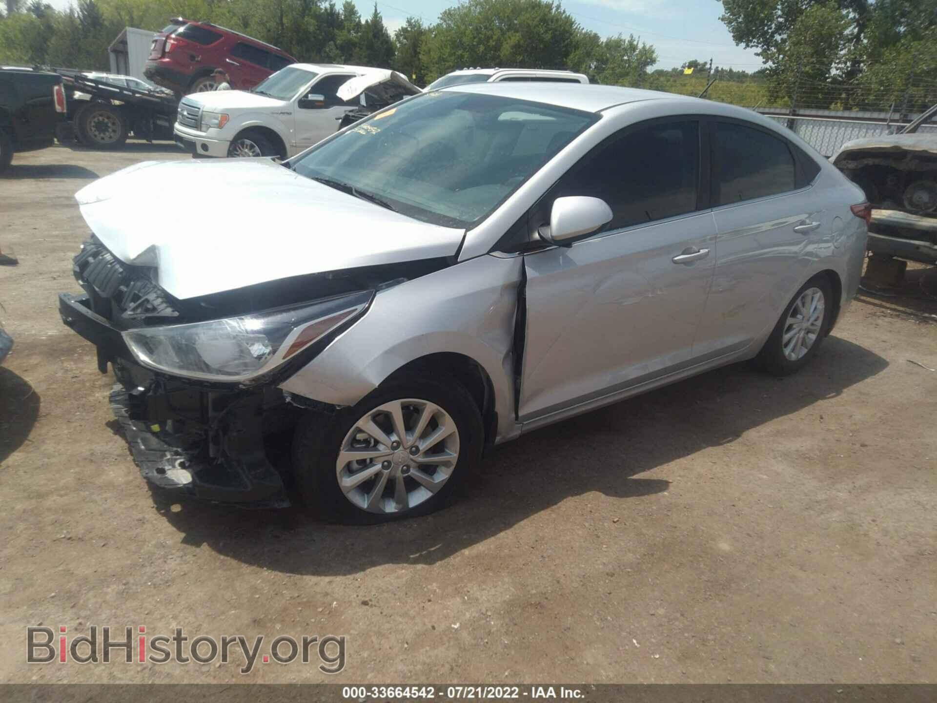2022 HYUNDAI ACCENT - VIN: 3KPC24A60NE170634 - Фото 2
