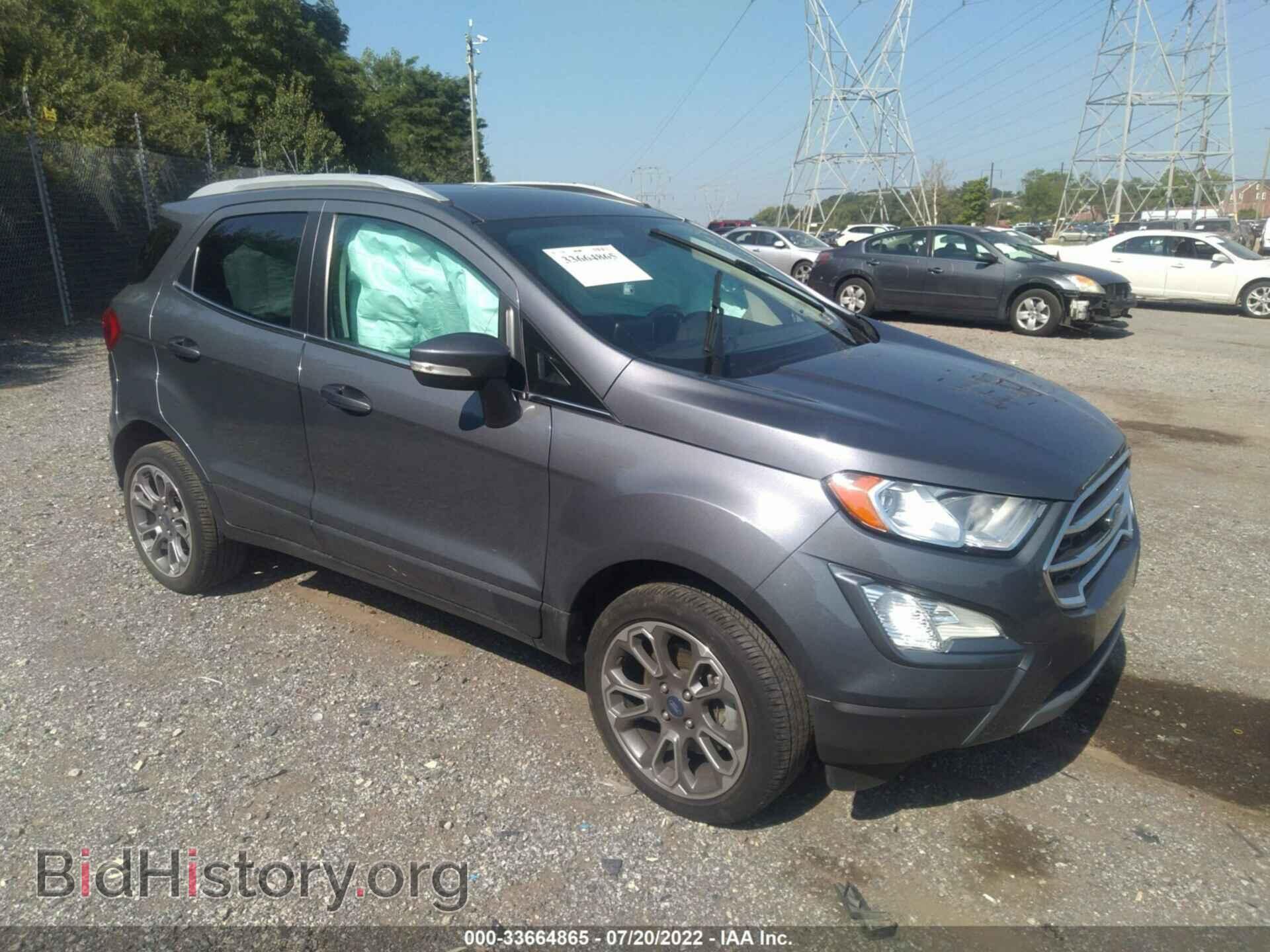 Фотография MAJ6S3KL1KC292228 - FORD ECOSPORT 2019