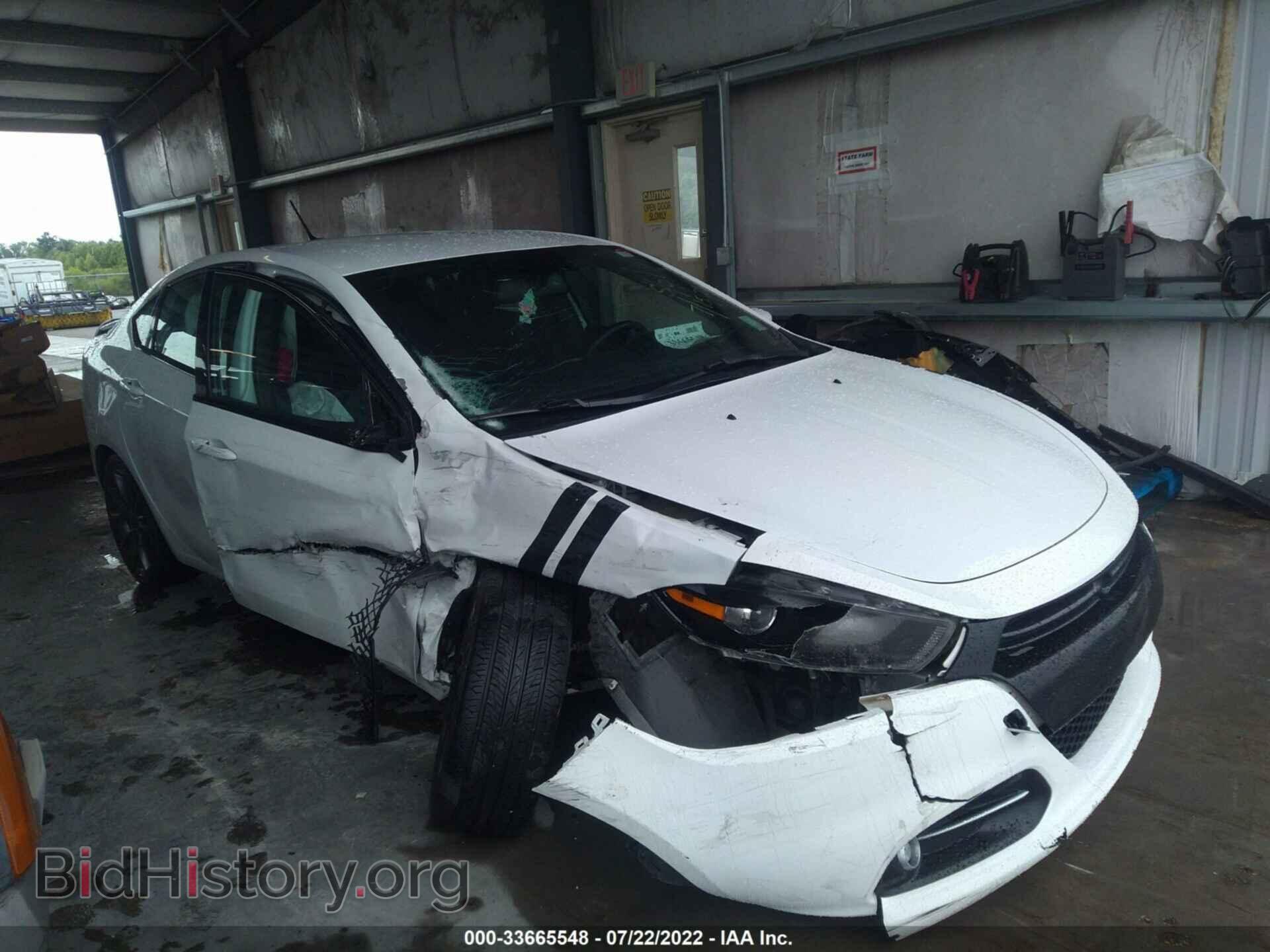 Photo 1C3CDFBBXFD267445 - DODGE DART 2015