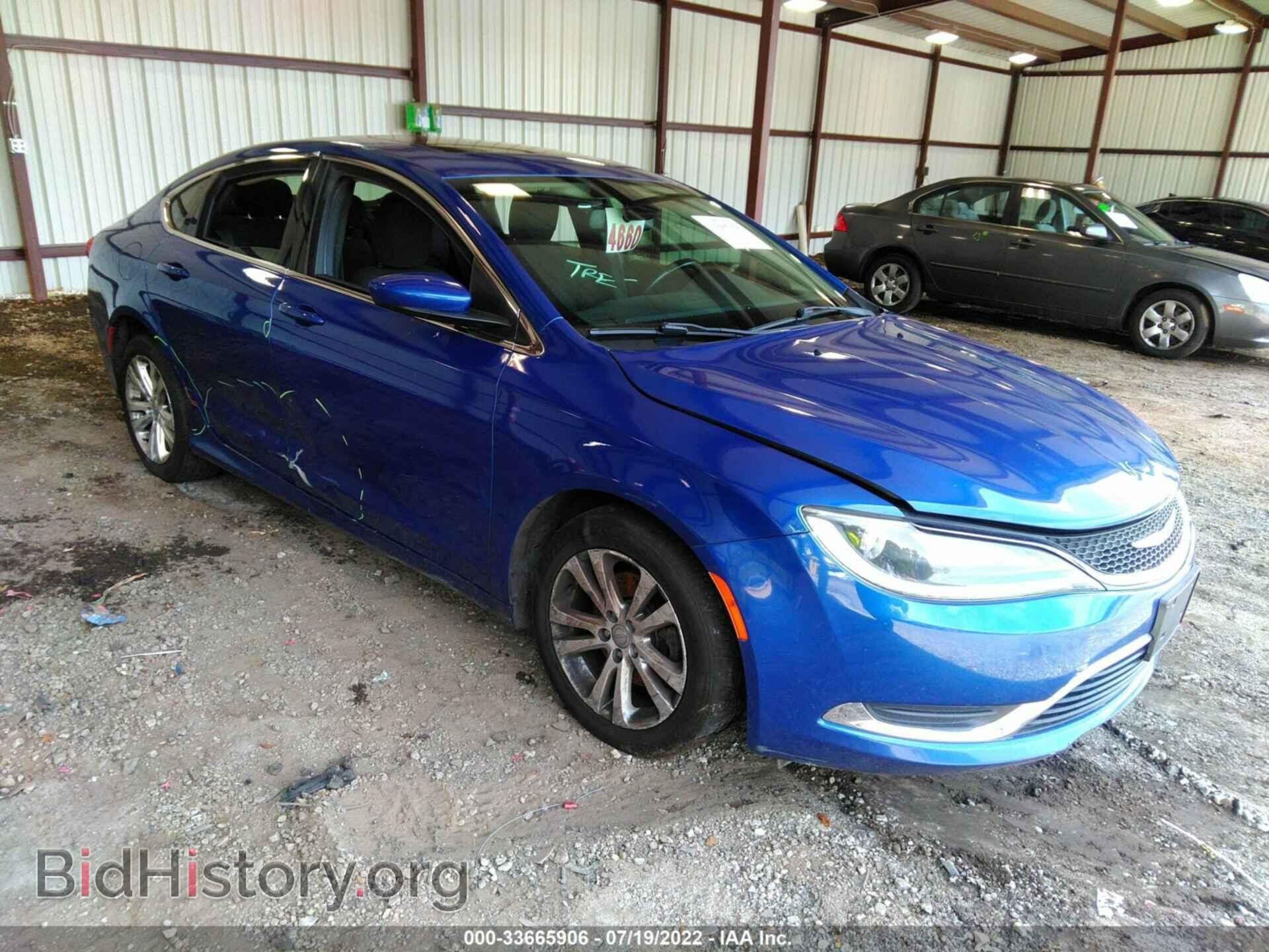 Фотография 1C3CCCAB1FN732210 - CHRYSLER 200 2015