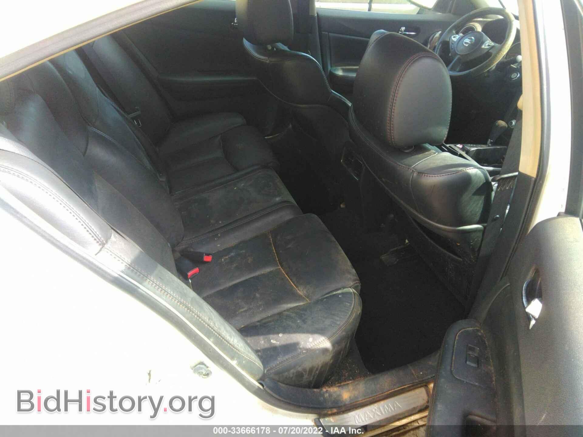 2012 NISSAN MAXIMA - VIN: 1N4AA5AP7CC863364 - Фото 8