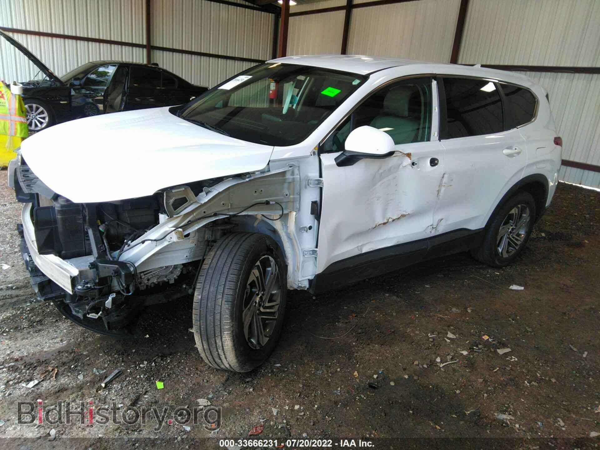 2021 HYUNDAI SANTA FE - VIN: 5NMS14AJ0MH317075 - Фото 2