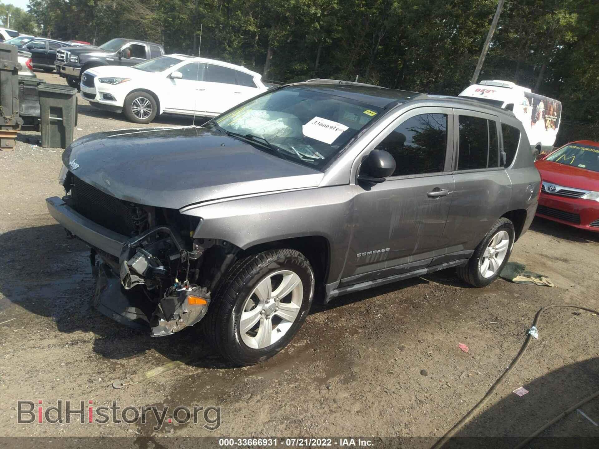 2013 JEEP COMPASS - VIN: 1C4NJDEB4DD234743 - Фото 2