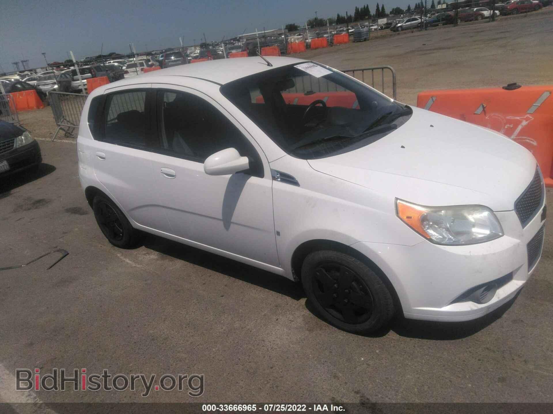 Photo KL1TD66E39B681626 - CHEVROLET AVEO 2009