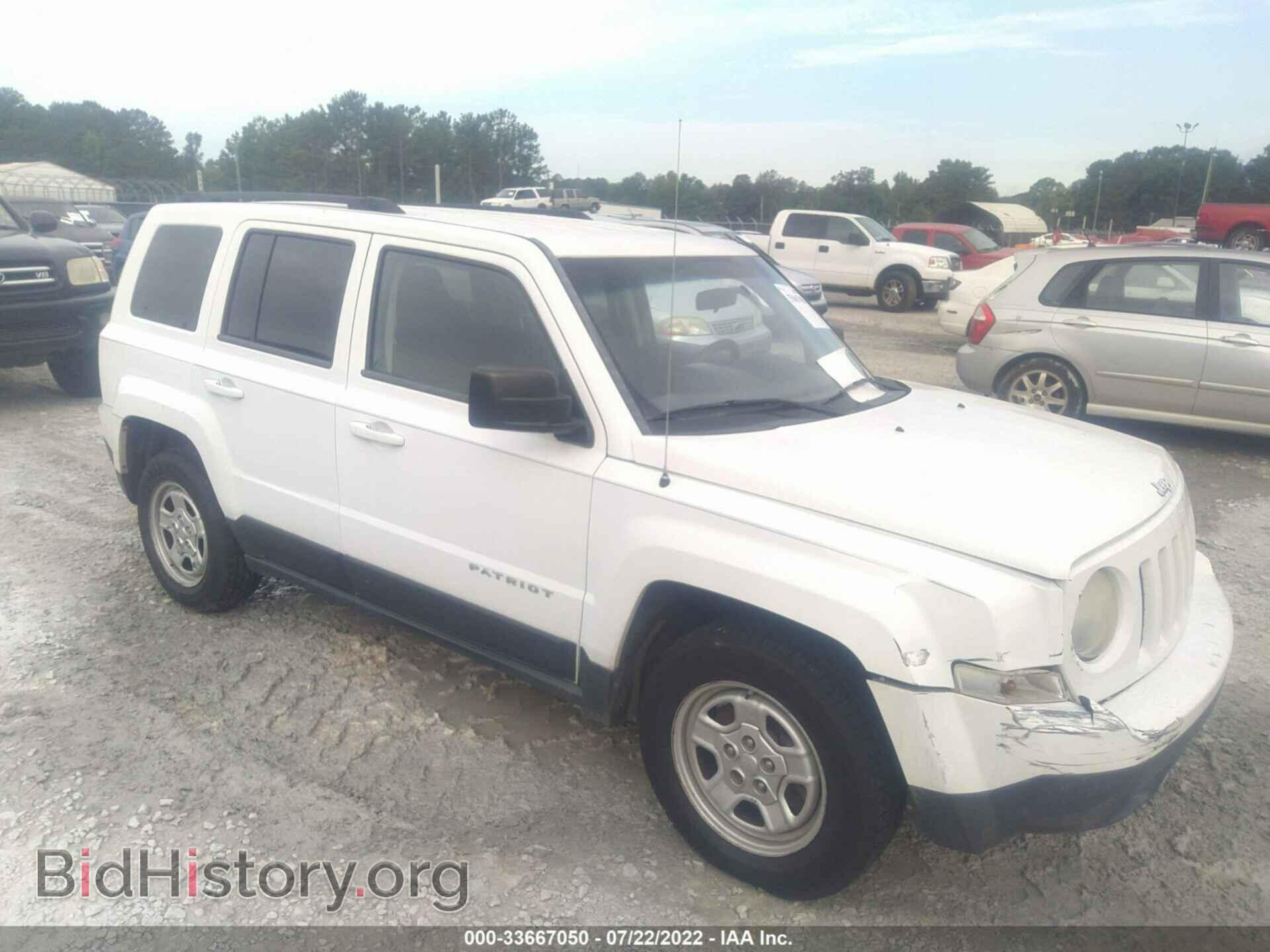 Фотография 1C4NJPBA6CD672921 - JEEP PATRIOT 2012