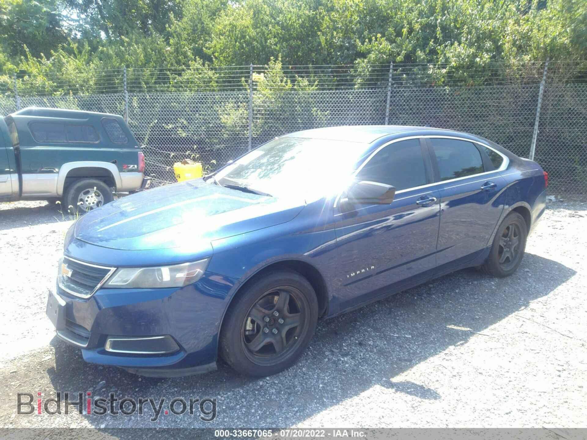 2014 CHEVROLET IMPALA - VIN: 1G11Y5SL9EU127131 - Фото 2